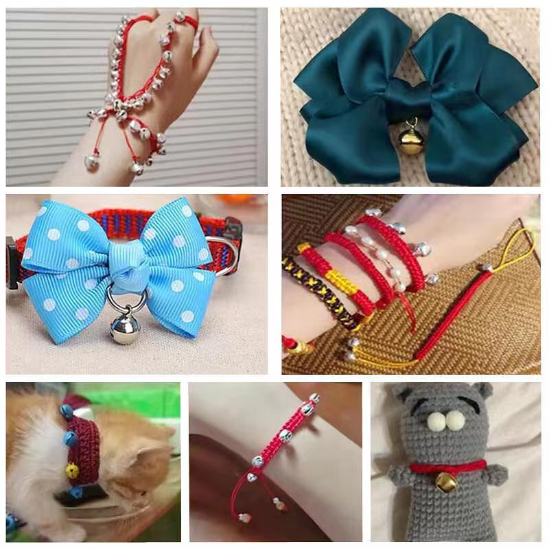 8mm colorful bell aluminum bell festival hanging accessory diy children's handmade seven-color small bell accessories Item Picture