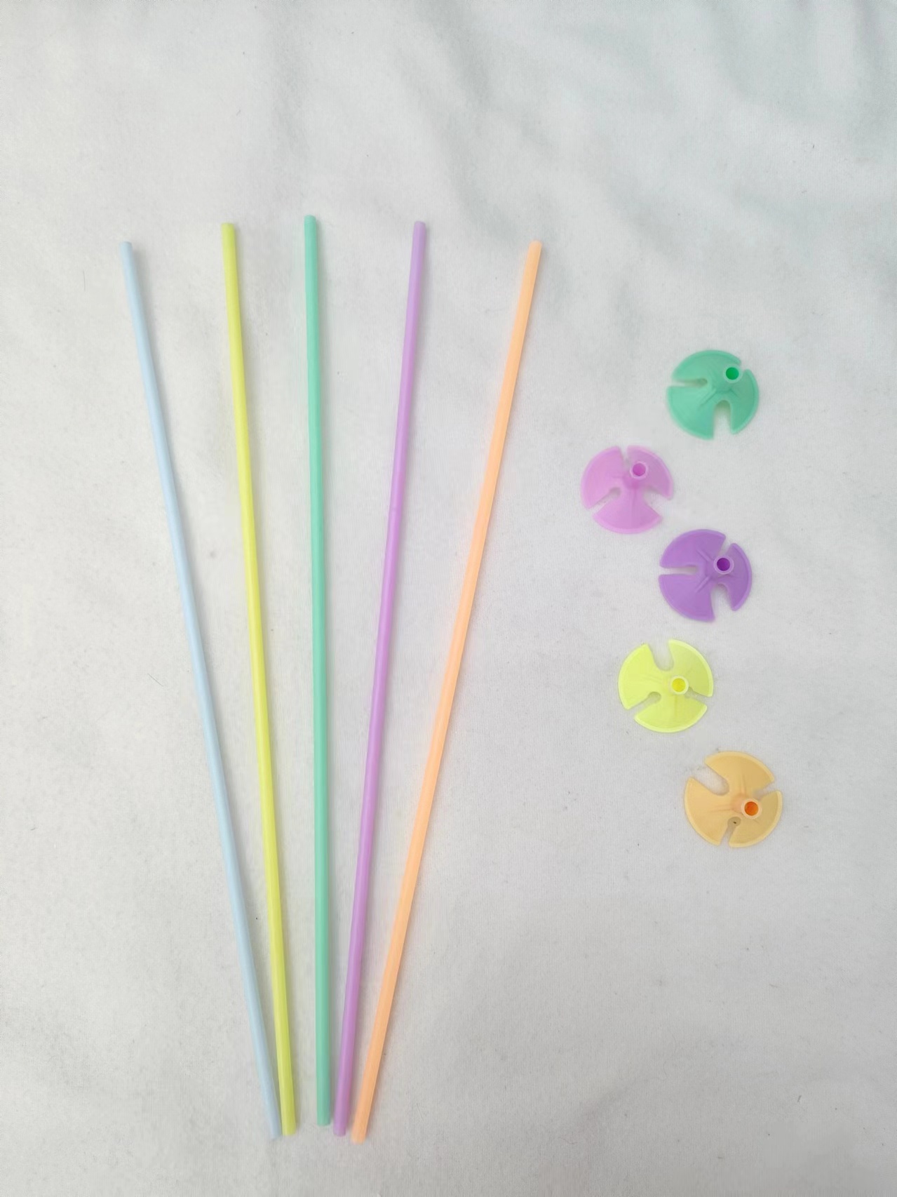 Macaron 42cm balloon support pole column set, balloon pole bracket, children's fun balloon gift box decoration, one-piece balloon accessory, convenient and fast details Picture