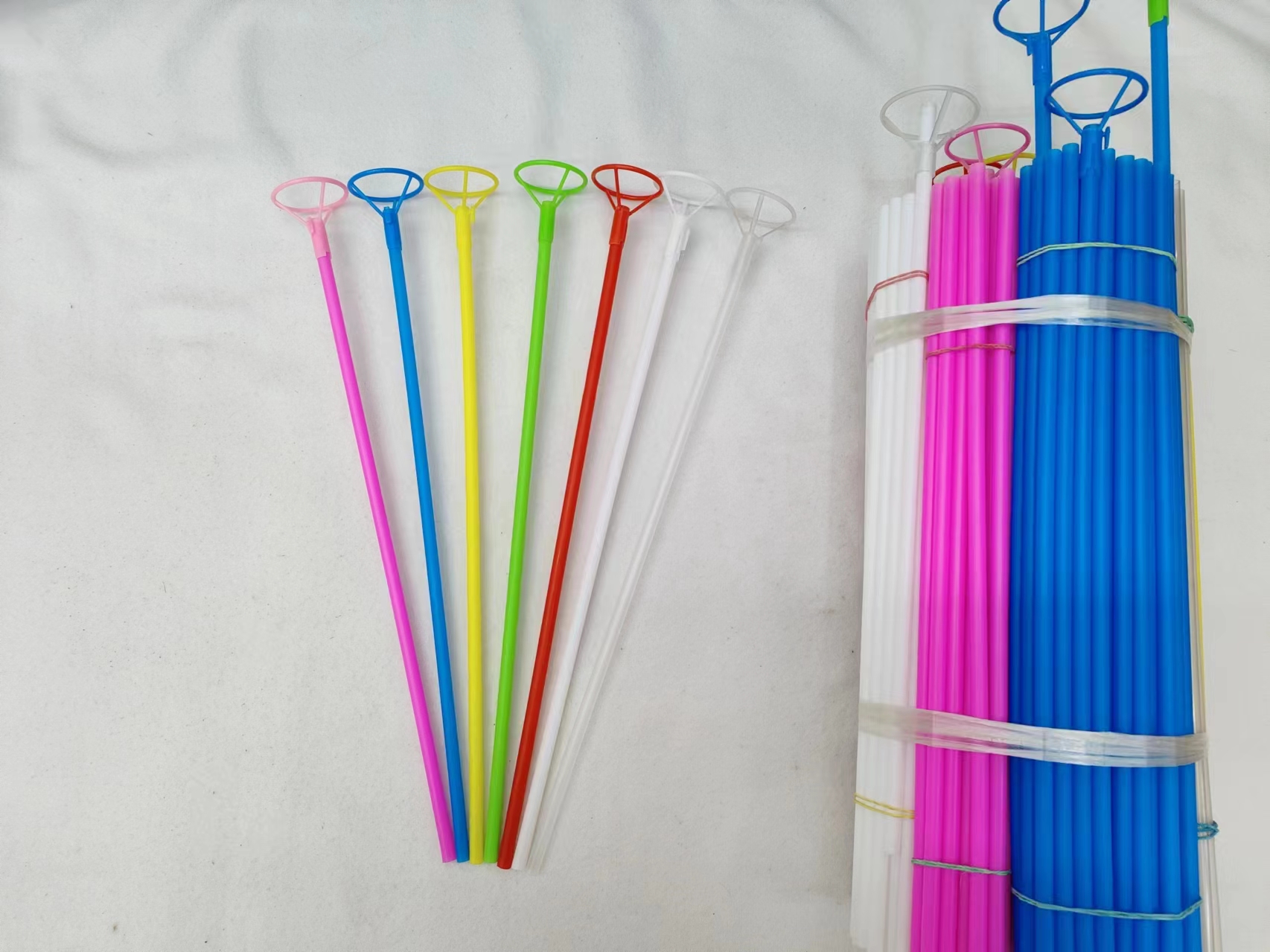 铝膜托杆套装 气球杆支架 立柱装饰 气球礼盒装饰套装 气球配件一体式设计 安全稳固易安装