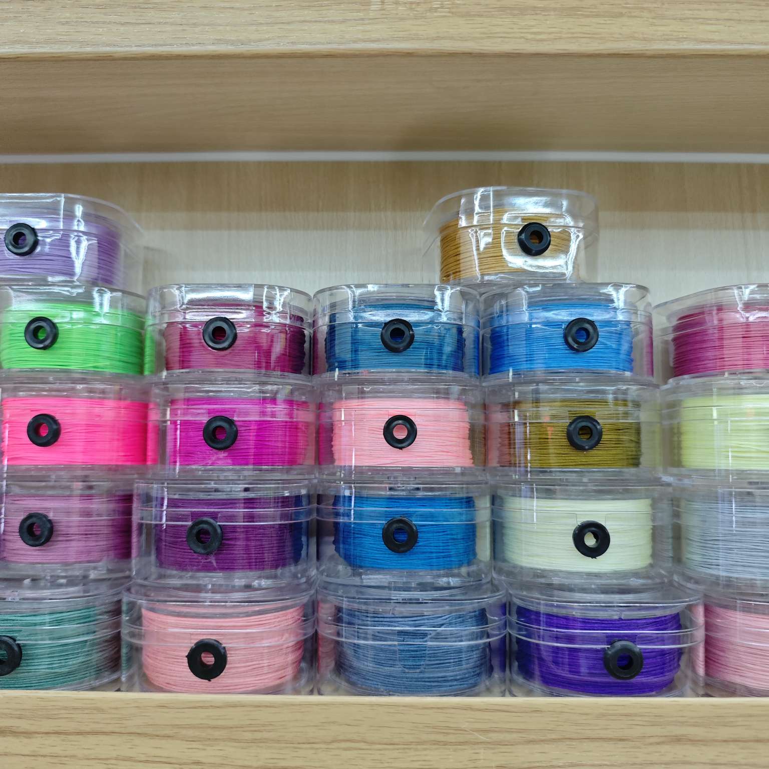 diy Buddhist prayer beads in a box of No. 72 jade thread pic 8