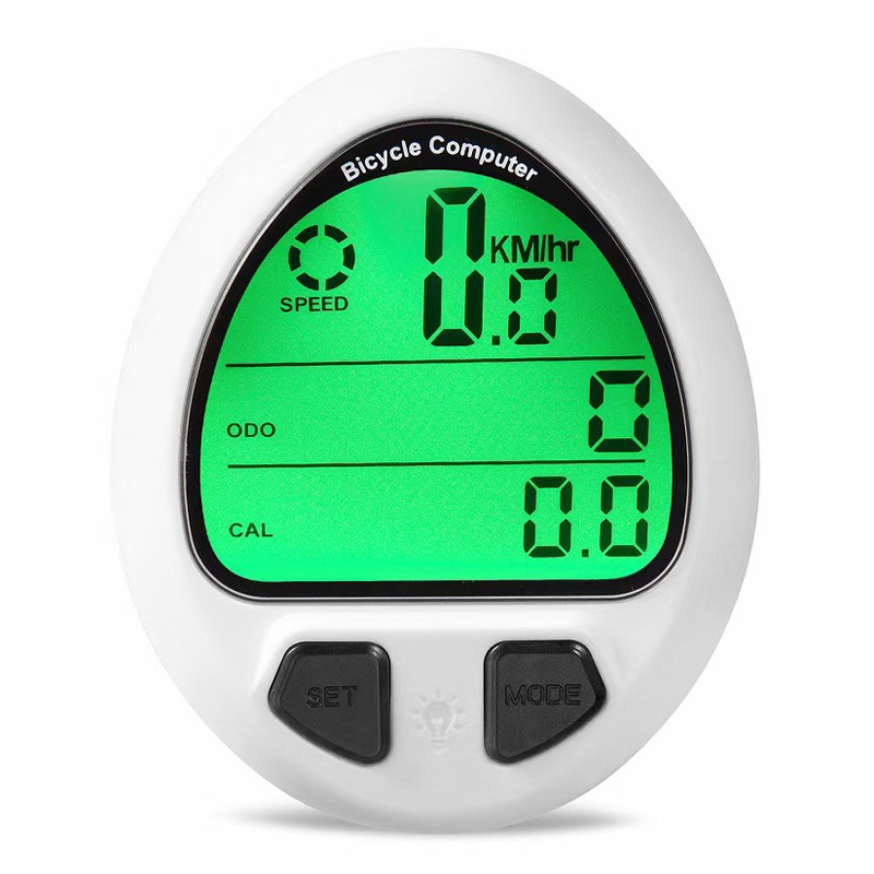 669 egg-shaped bicycle wired speedometer, waterproof backlit speedometer, mountain bike speedometer, large screen odometer, speedometer pic 6