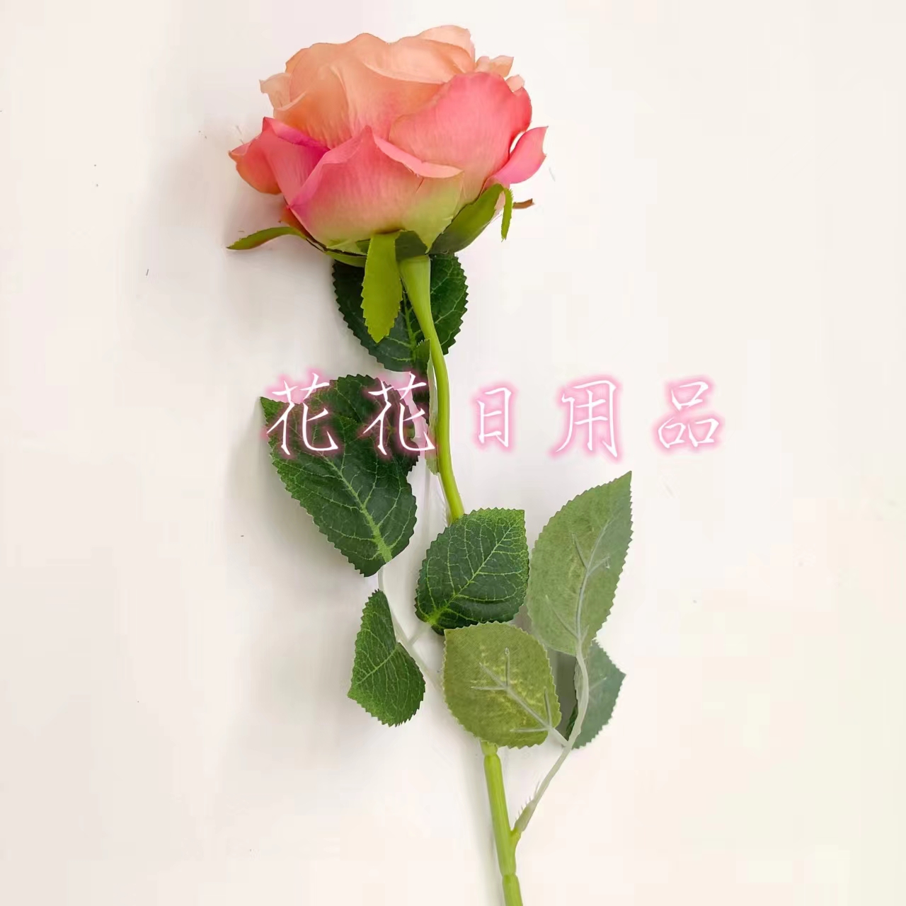 仿真花假花盆景单支花苞玫瑰花壁挂插花瓶摆件装饰品详情9