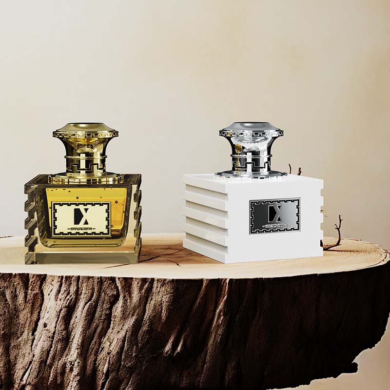 Factory wholesale perfume bottles, 100ml large capacity, bottle body can be labeled, thickened bottle bottom can be sprayed with color, empty glass bottle Specification image
