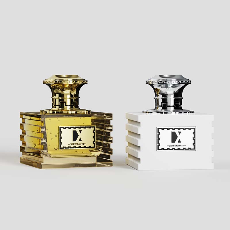 Factory wholesale perfume bottles, 100ml large capacity, bottle body can be labeled, thickened bottle bottom can be sprayed with color, empty glass bottle details Picture