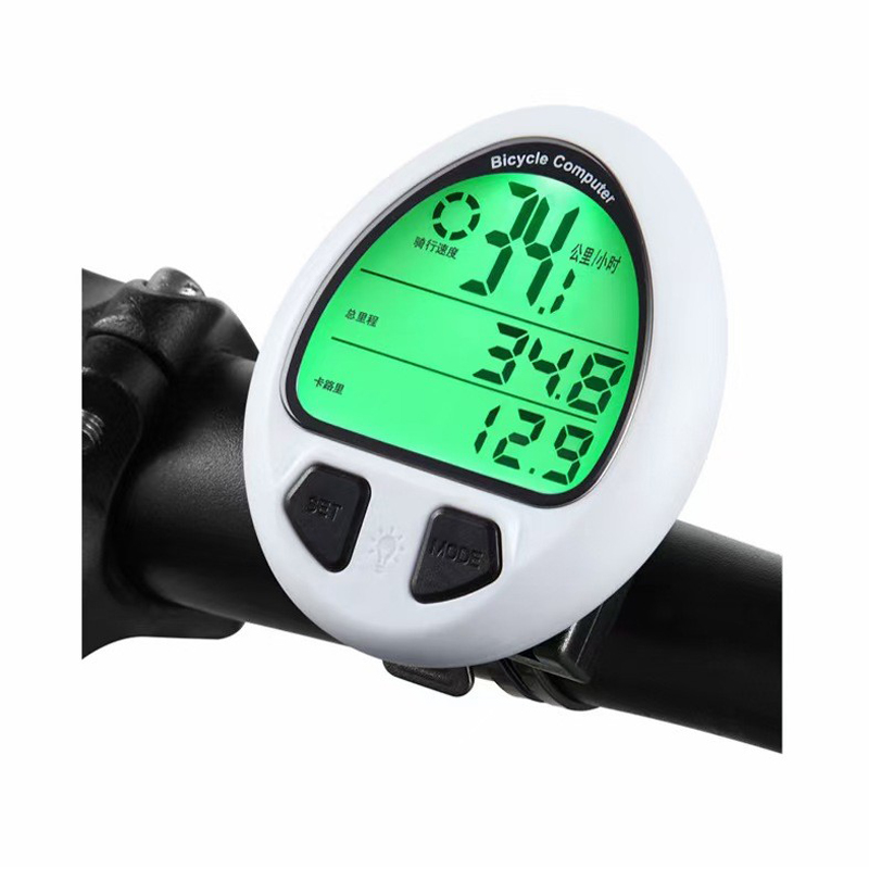 669 egg-shaped bicycle wired speedometer, waterproof backlit speedometer, mountain bike speedometer, large screen odometer, speedometer pic 8
