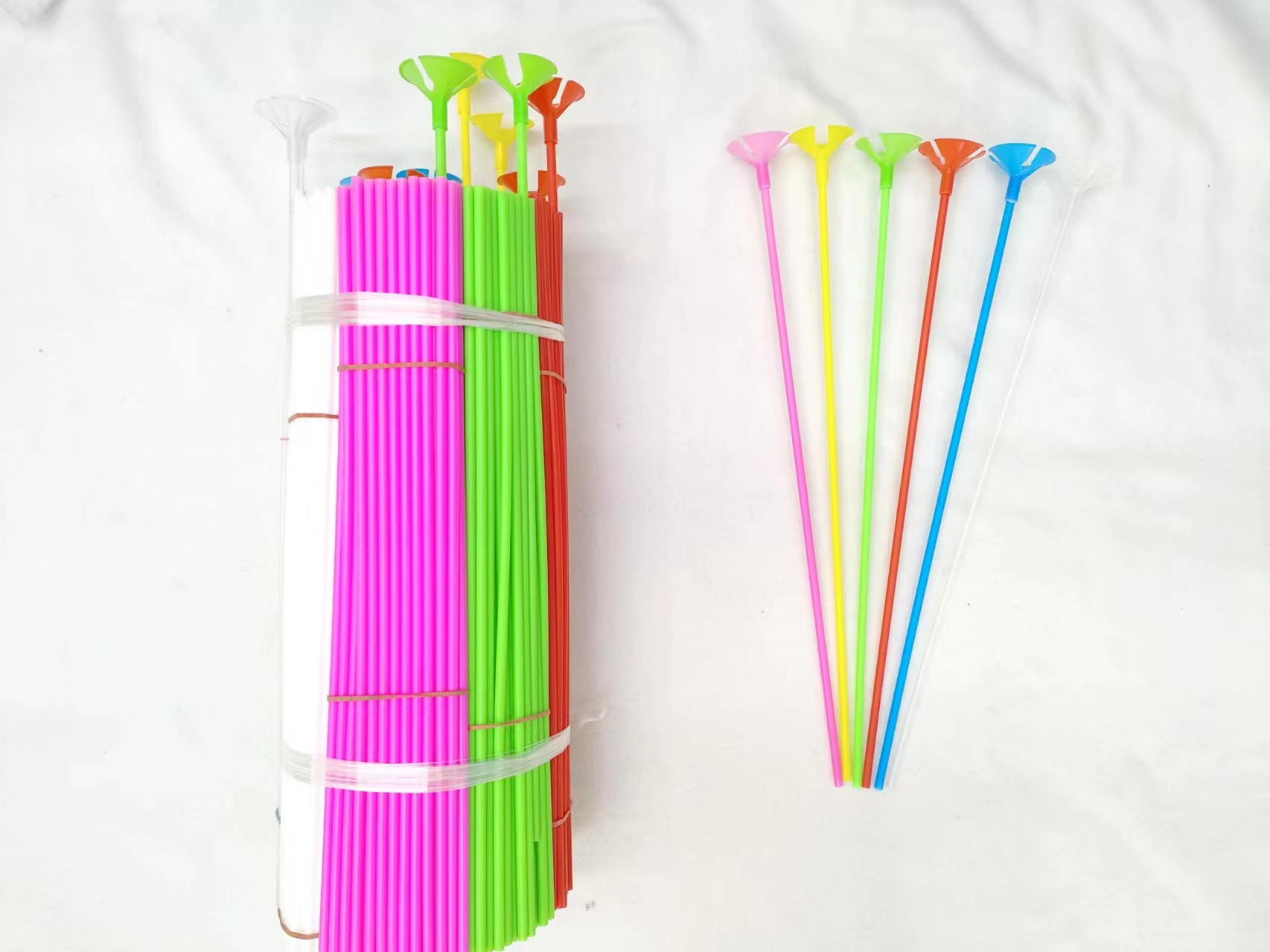 Macaron 42cm balloon support pole column set, balloon pole bracket, children's fun balloon gift box decoration, one-piece balloon accessory, convenient and fast Specification image