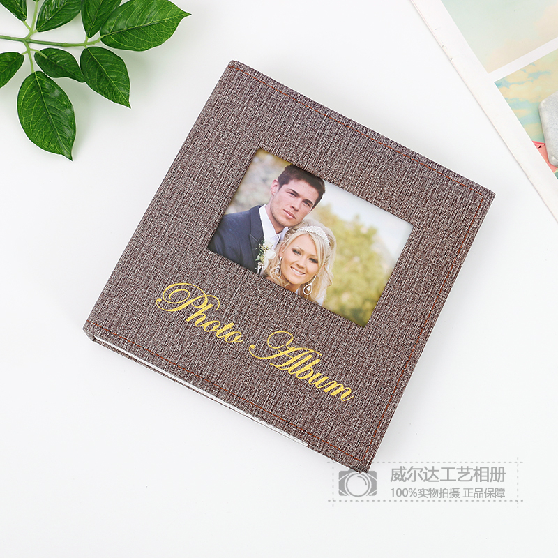 相册/UV打印机/皮面相册/uv打印机/册皮白底实物图