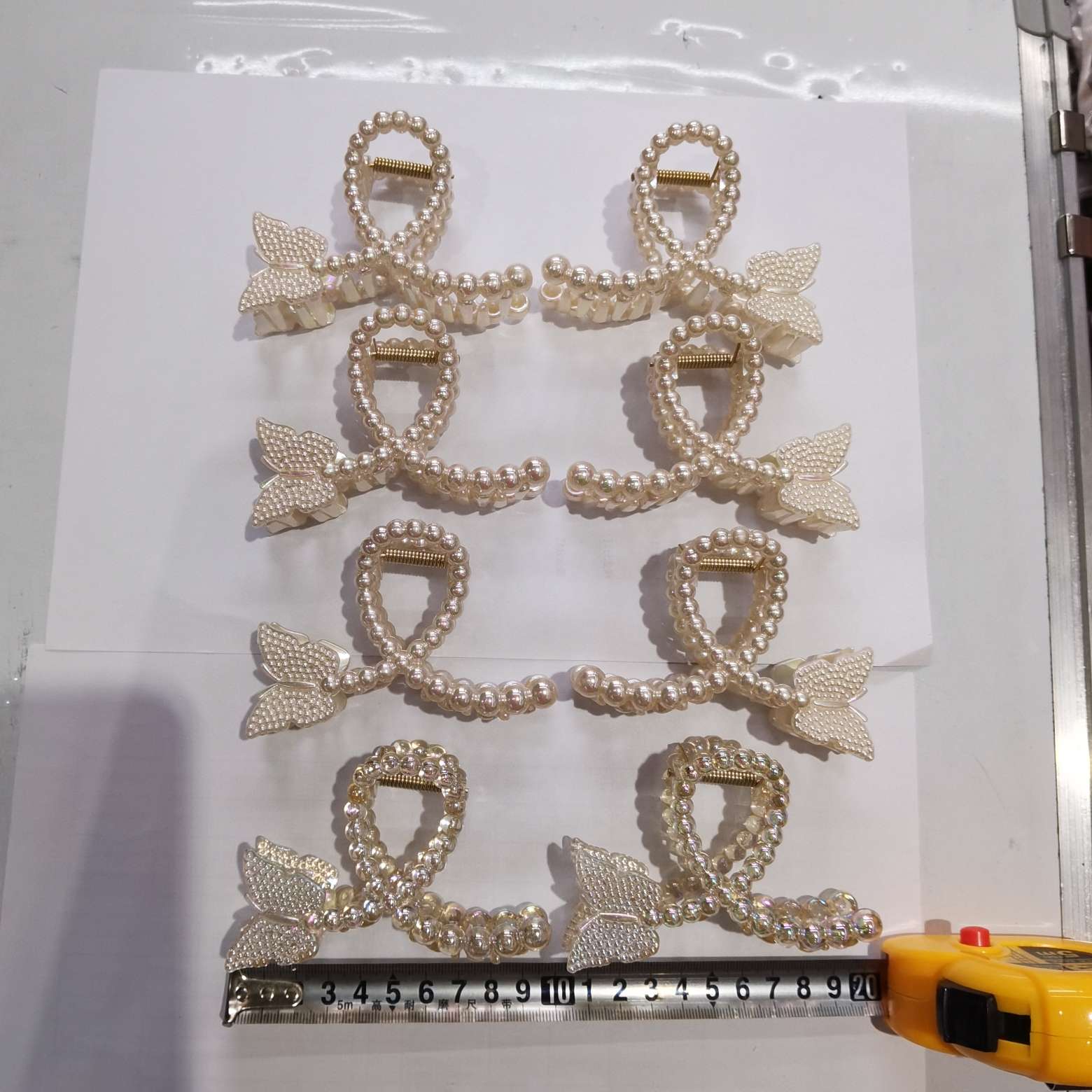 11 cm Mermaid princess pearl fish tail new Korean high-end style hair clip New super ethereal and beautiful back head elegant updo simple shark clip hair clip headwear Item Picture