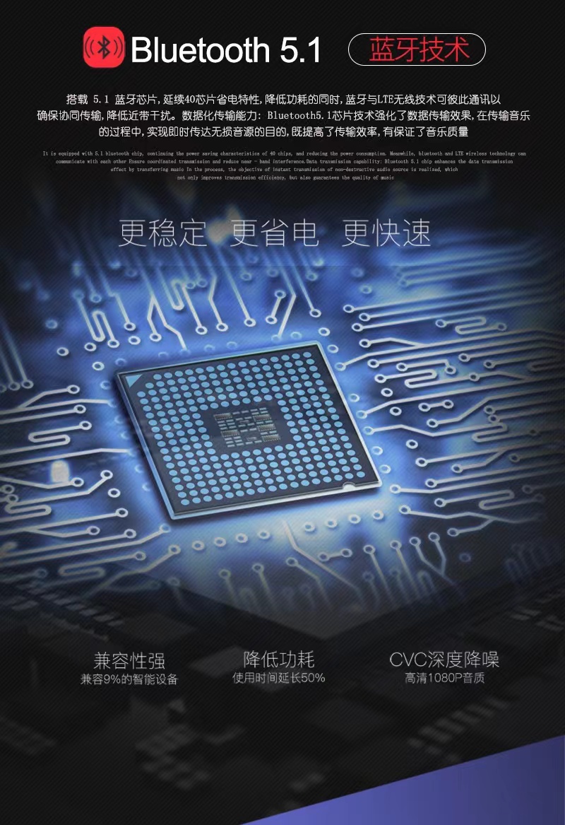 P7235B无线蓝牙耳机头戴式3D全包立体棉耳套跨境爆款工厂直销批发详情2