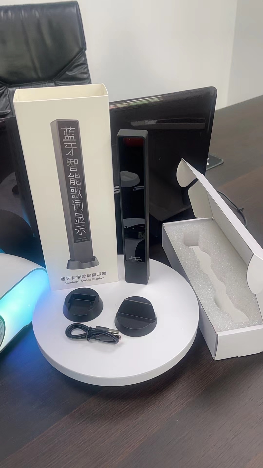 蓝牙歌词显示器蓝牙音箱蓝牙K歌音箱蓝牙耳机蓝牙音响详情9