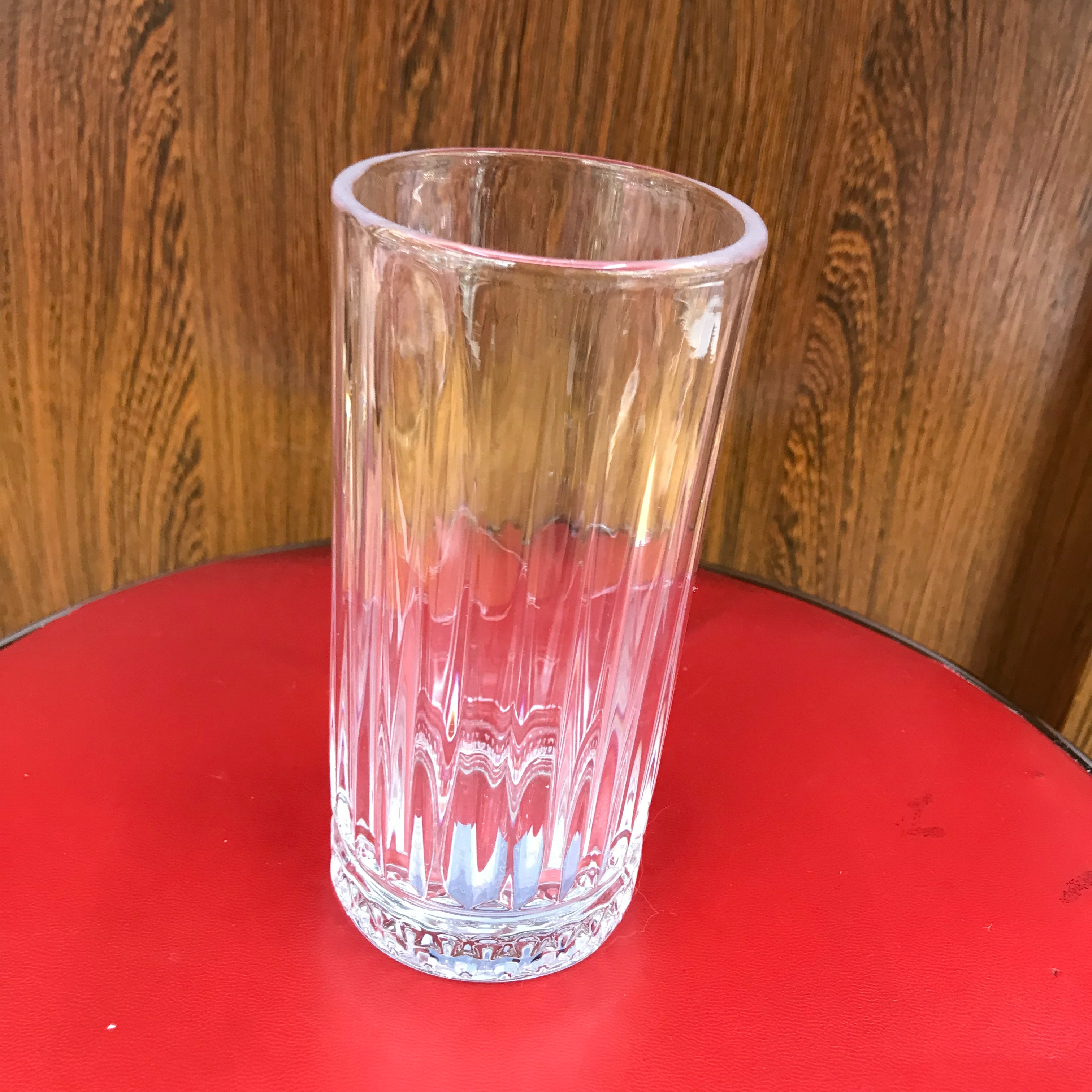 玻璃杯水杯高硼硅玻璃玻璃杯男女夏季时尚玻璃水杯东航玻璃杯菱形长杯