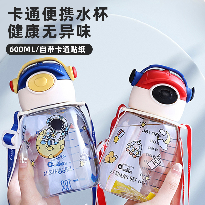 The new model B70-9123 is a cute and aesthetically pleasing cup. It is a portable, heat-resistant and shockproof plastic cup with student scale and straw details Picture