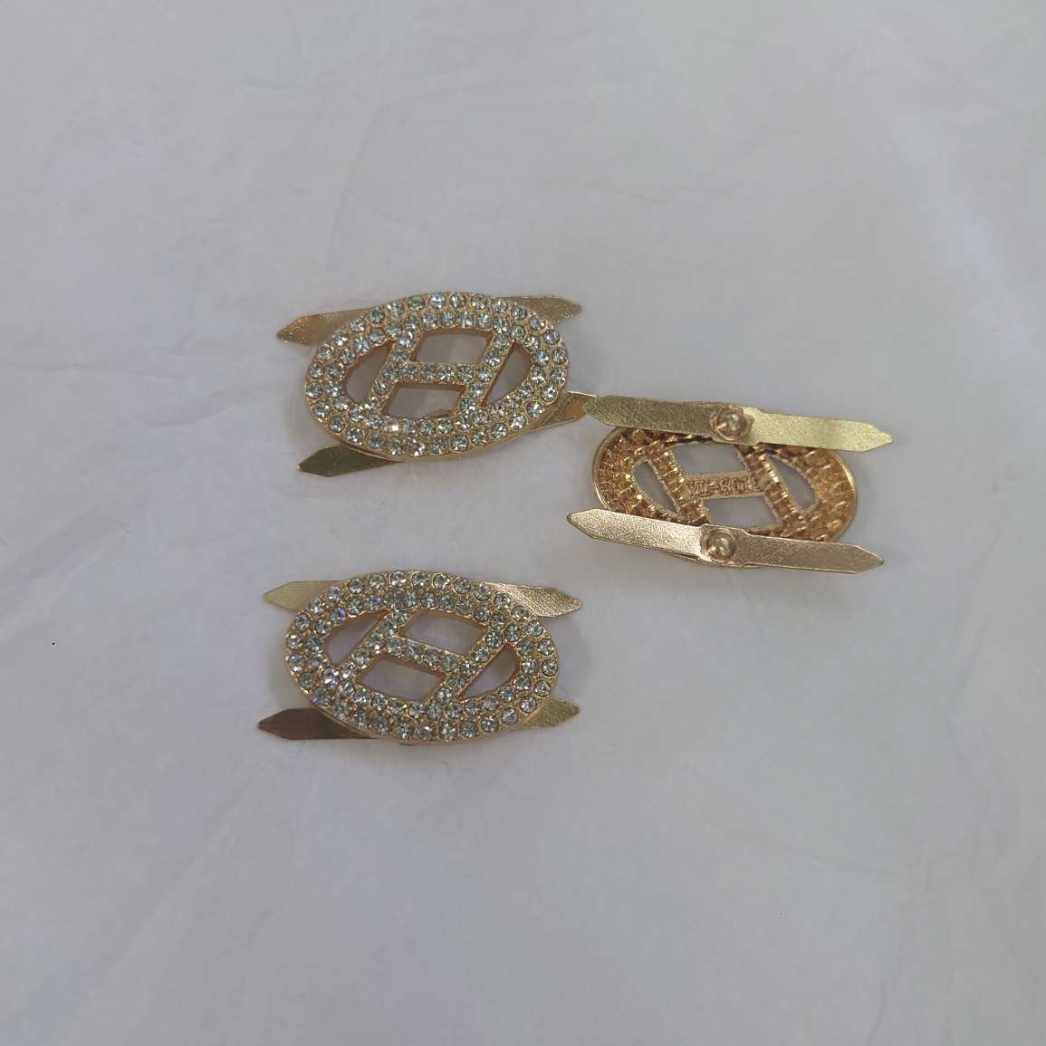 Hot-selling bestseller! High-end alloy coat and hat decorative buttons, DIY shoe and hat buttons with diamond-encrusted letters