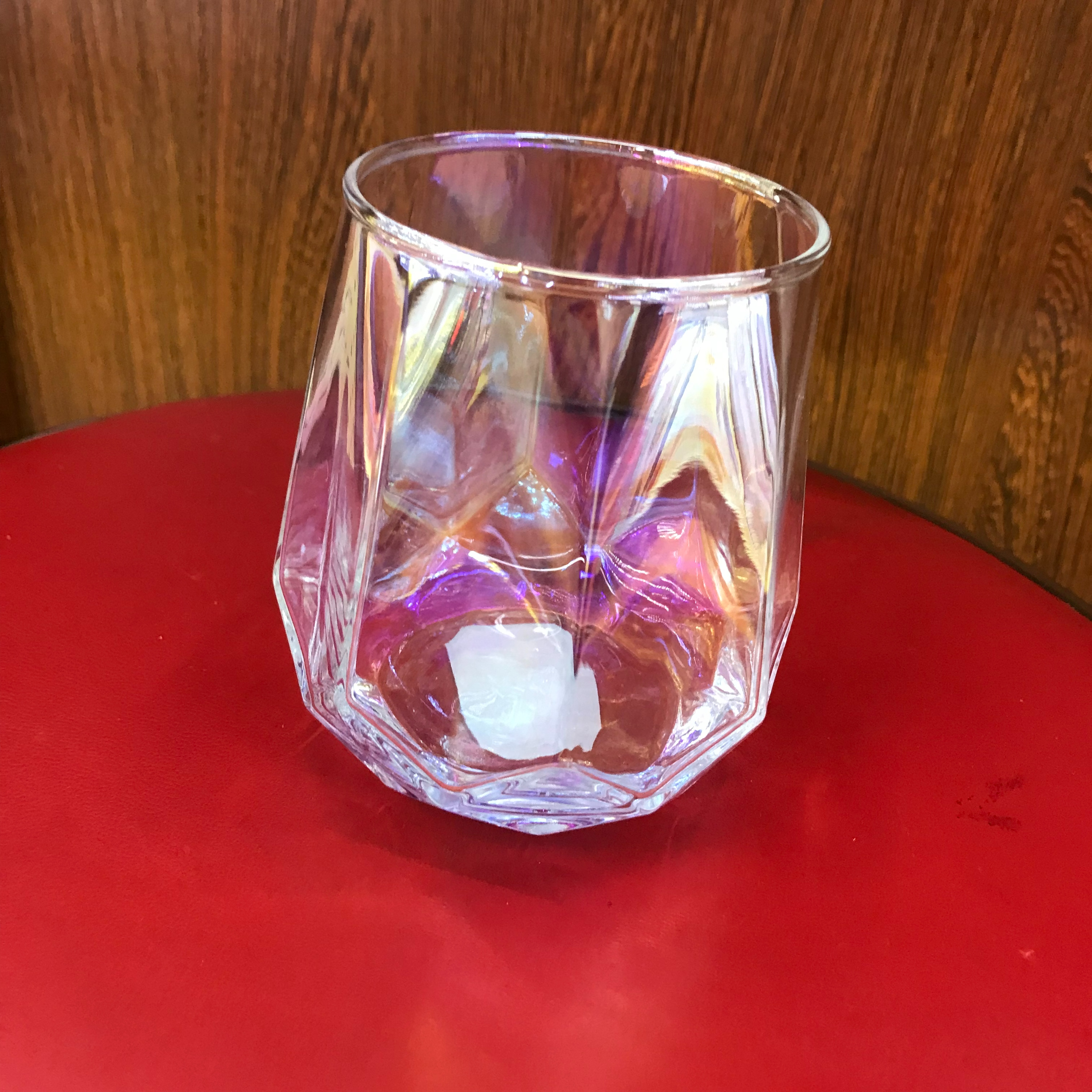 炫彩玻璃杯水杯高硼硅玻璃玻璃杯男女夏季时尚玻璃水杯东航玻璃杯