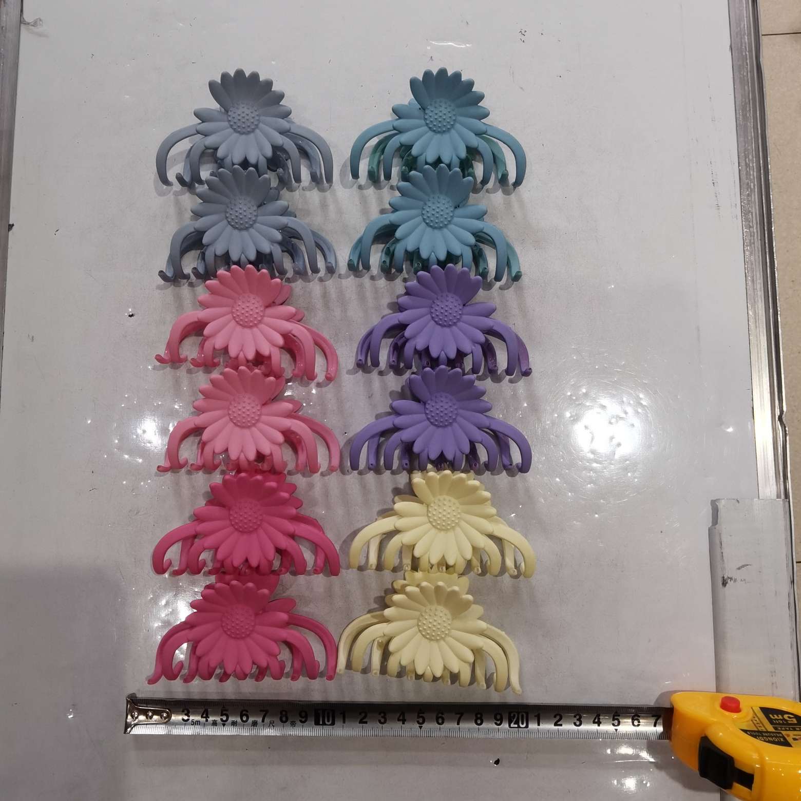 11 cm Flower series Spring and summer fresh and colorful hairpins, stylish and high appearance level headwear, best-selling vacation style, quality grab hairpin headwear detail image 2