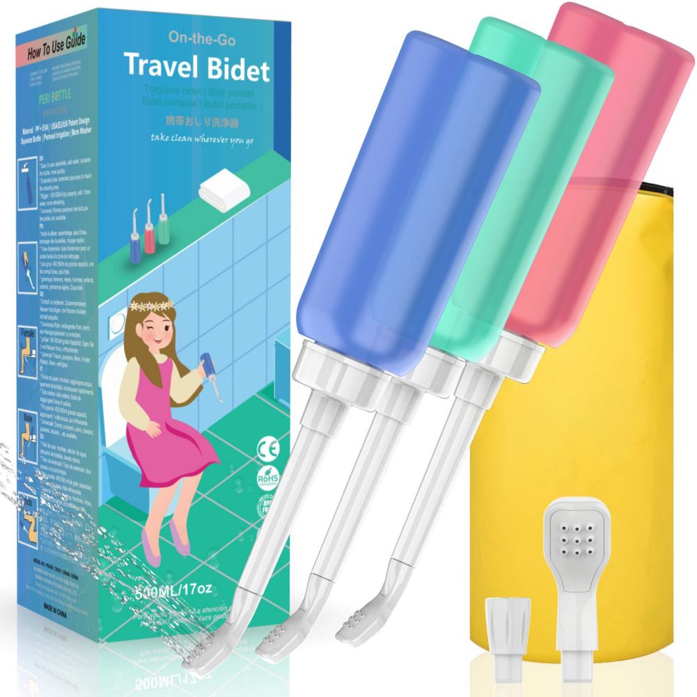 Portable women's wash Butt Wash body wash Hand-held butt wash maternity douche Specification drawing