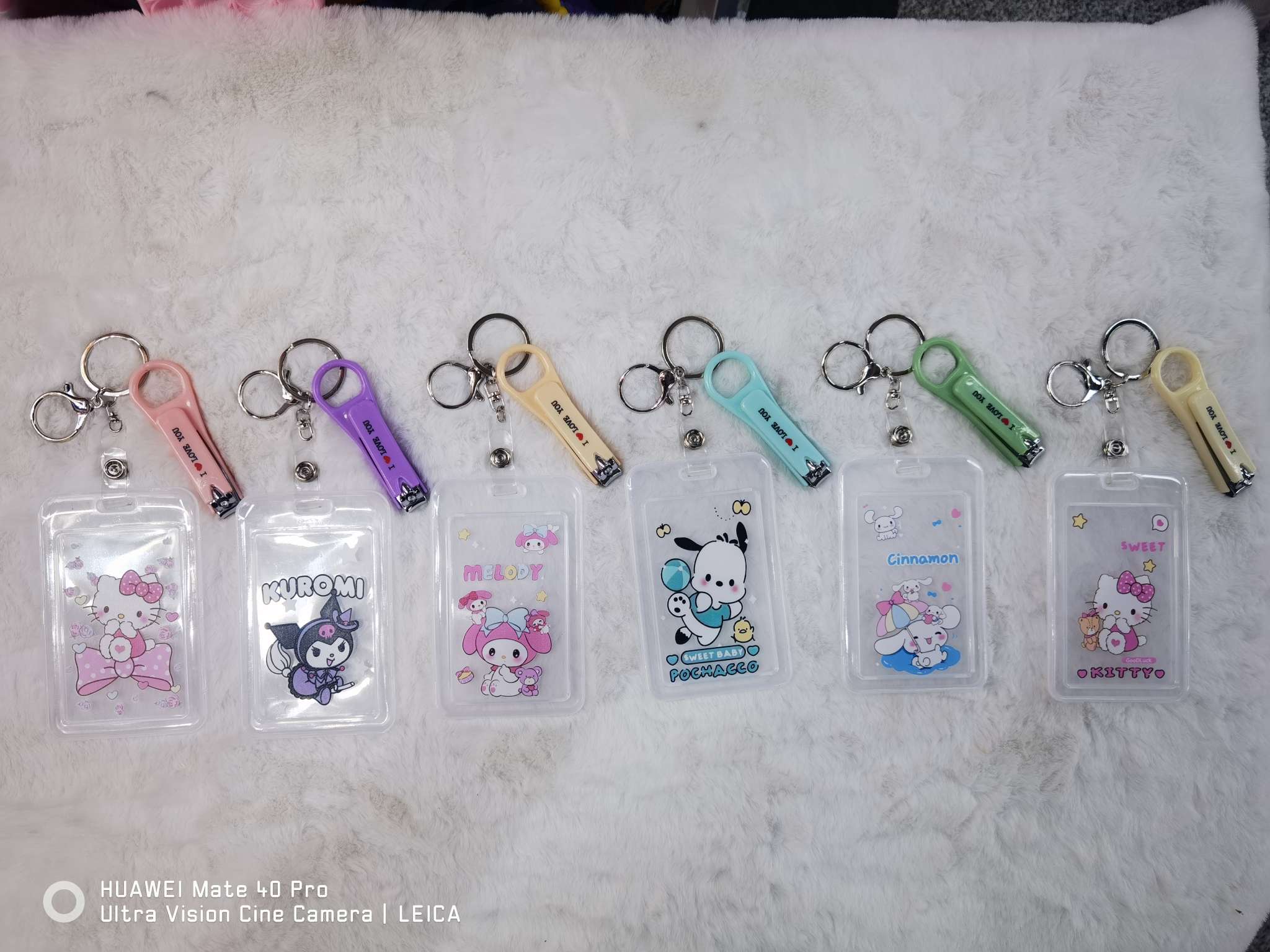 PVC卡通库洛米公交卡身份证学生饭卡保护可爱钥匙扣批发流钥匙扣挂件详情图8