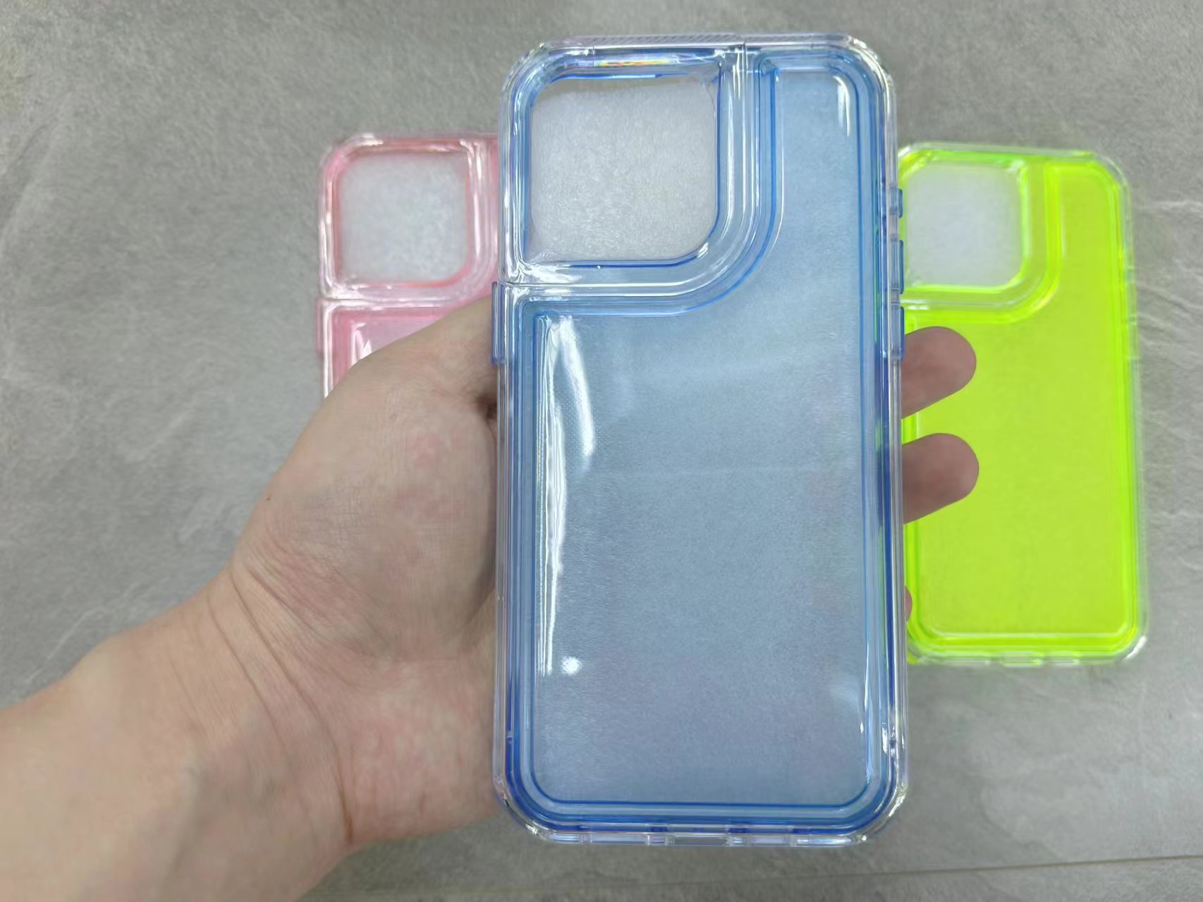 Transparent two-in-one frame phone case Specification image
