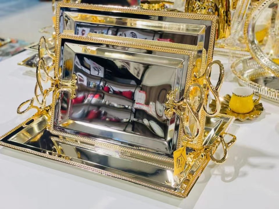 精致轻奢高端大气家用托盘