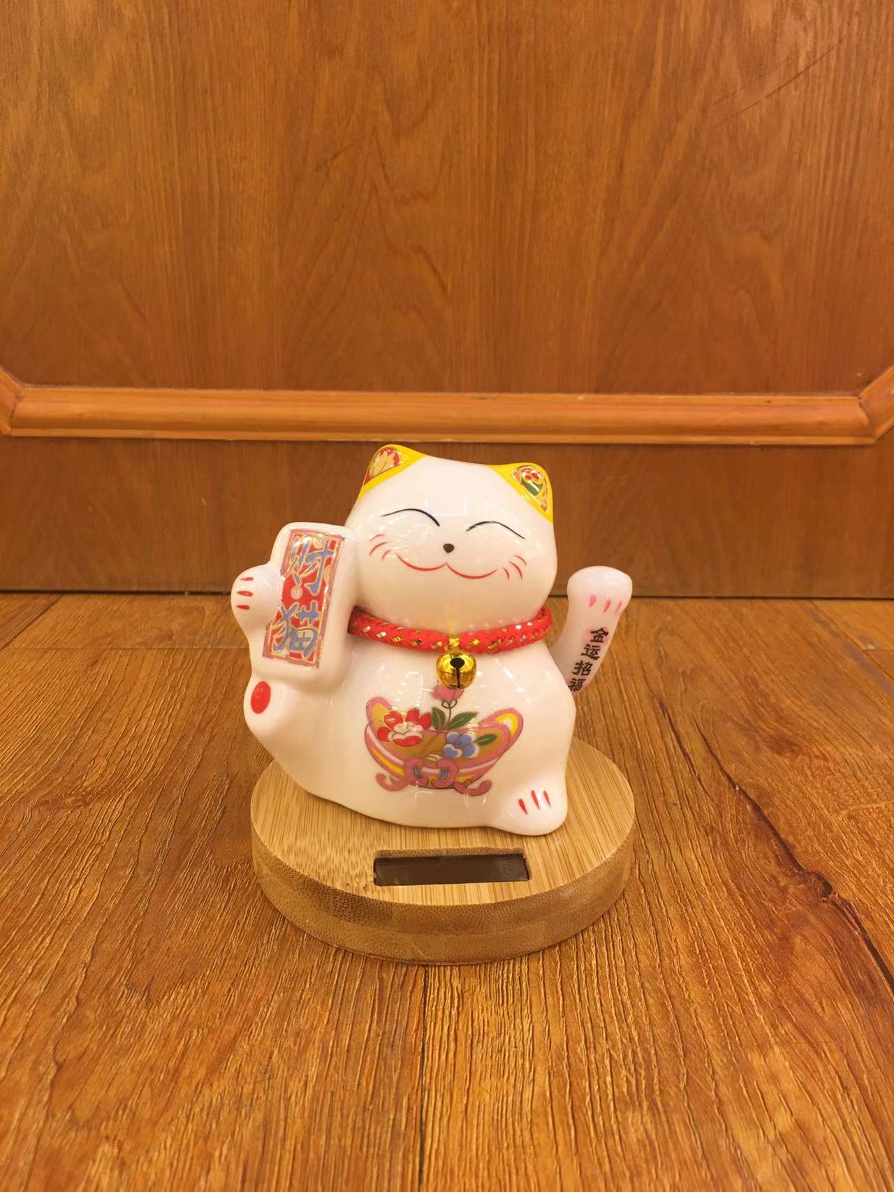 招财猫/暴力熊/茶壶/陶瓷零钱罐/瓷器细节图