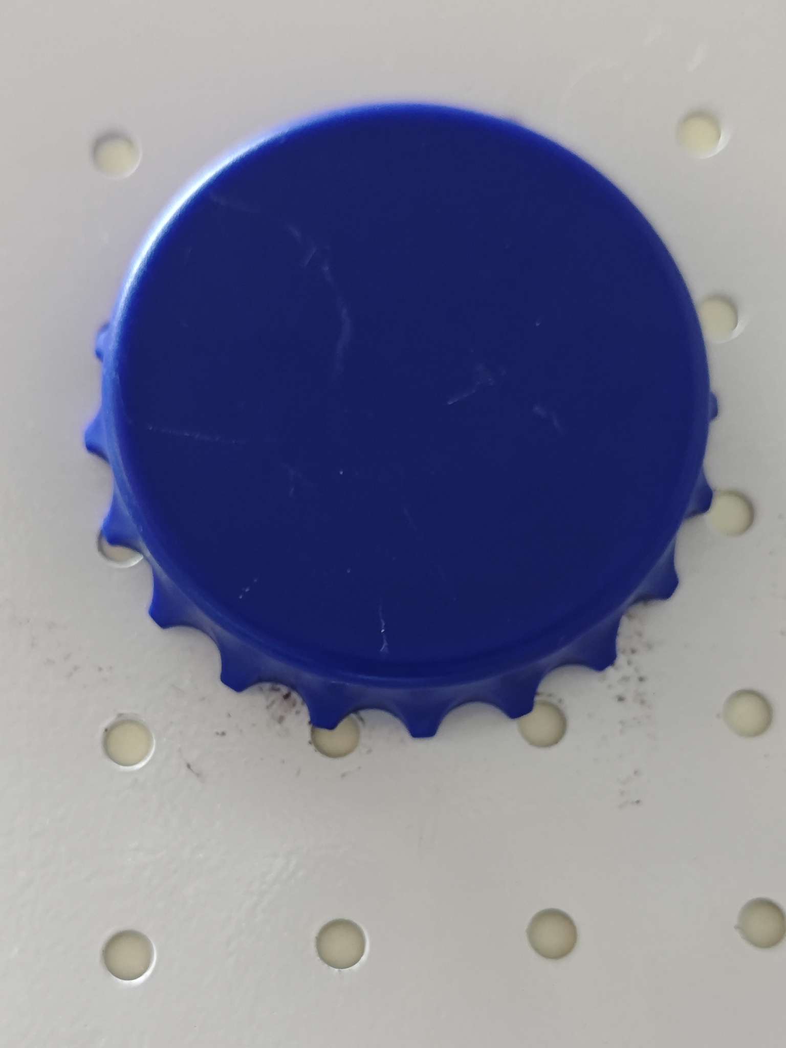 定制产品 啤酒 圆形开瓶器冰箱贴 可以印图案 不锈钢开瓶器蓝色