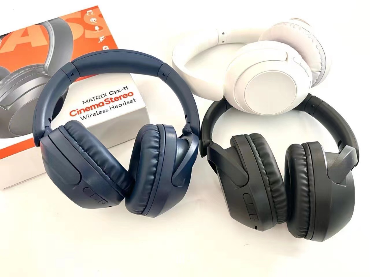 CYZ-11跨境头戴式蓝牙耳机重低音无线运动游戏耳麦详情3