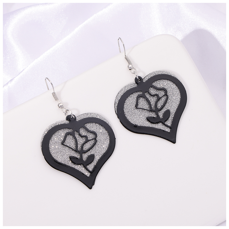【 Multiple Customized 】 Sticker Earrings Africa India And America Popular Earrings Fashion Bright Powder Frosted Sticker Jewelry Earrings Cross-Border Domestic Sales Foreign Trade When Meida Factory Direct Sales Item Picture