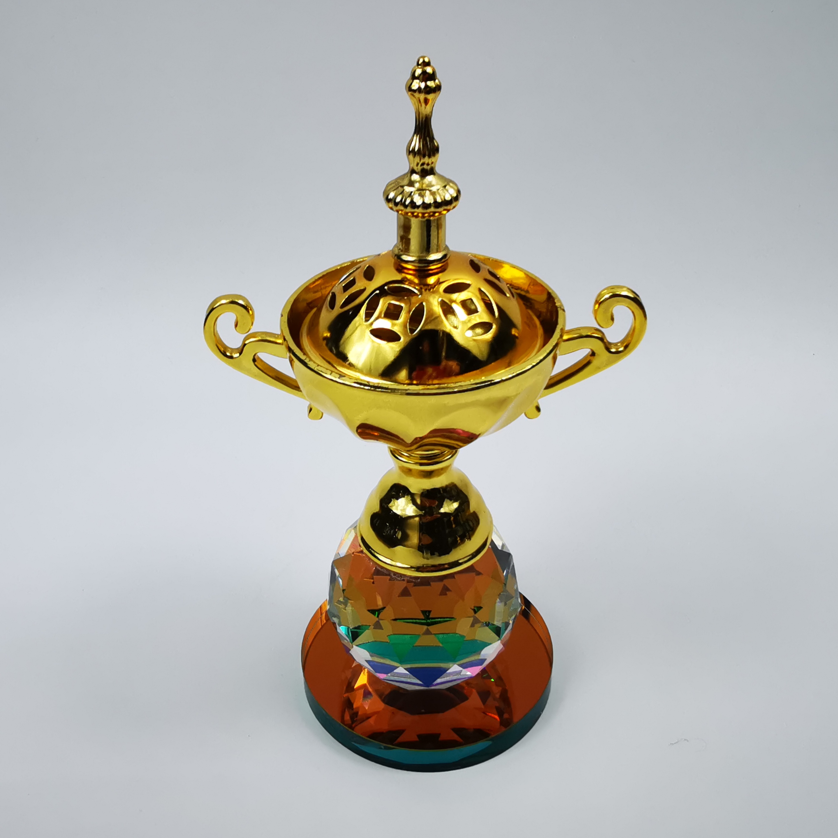 水晶香炉家居装饰工艺品熏香装饰品水晶穆斯林香薰炉