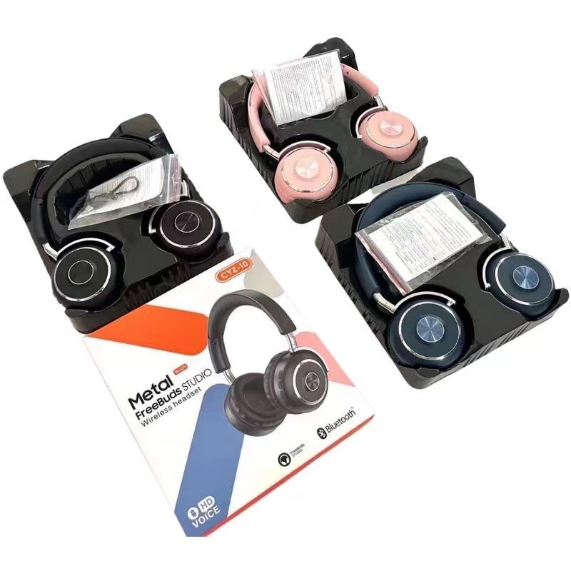 CYZ-10新款跨境头戴式蓝牙耳机可插卡运动听歌高清通话无线耳麦