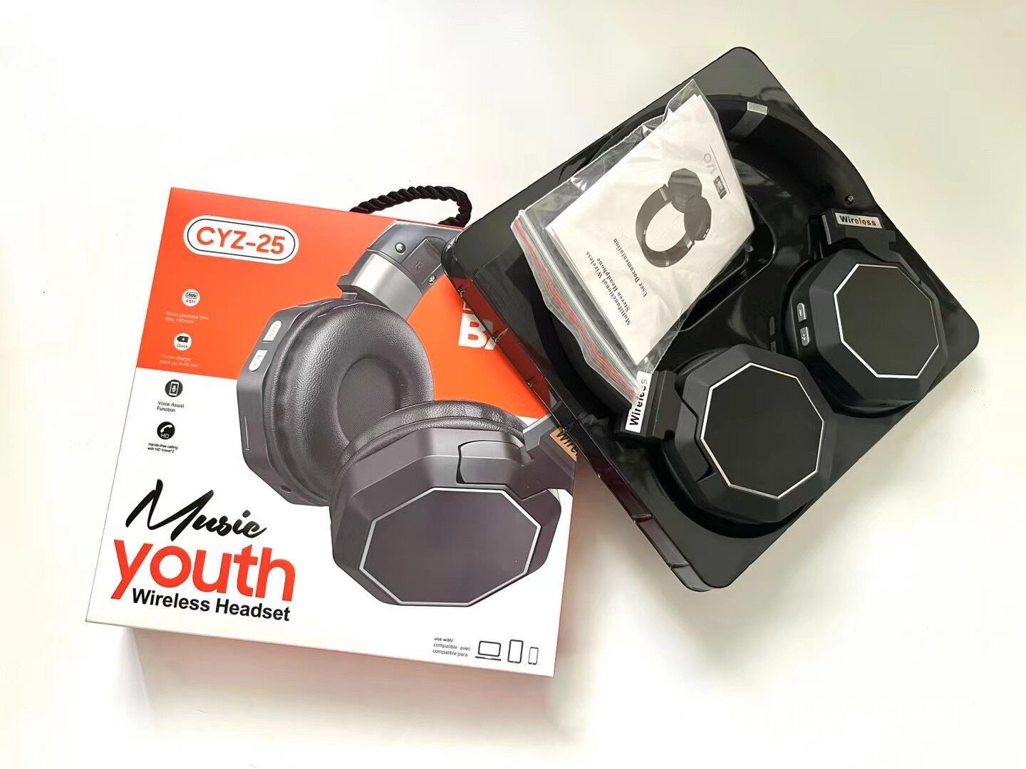 蓝牙耳机/耳机/蓝牙耳机无线/耳夹式耳机/智能挂式耳机产品图