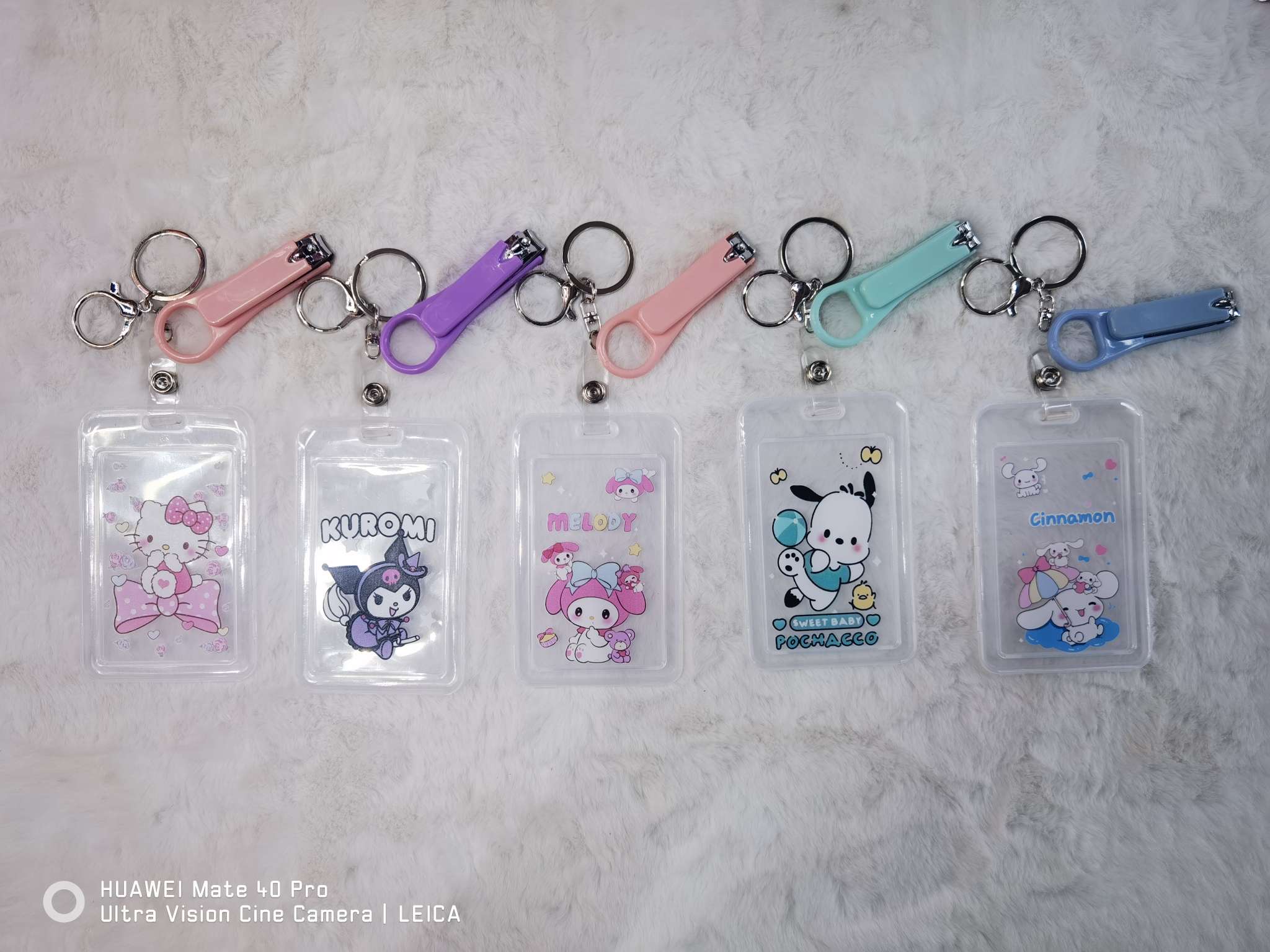 PVC卡通库洛米公交卡身份证学生饭卡保护可爱钥匙扣批发流钥匙扣挂件详情图7