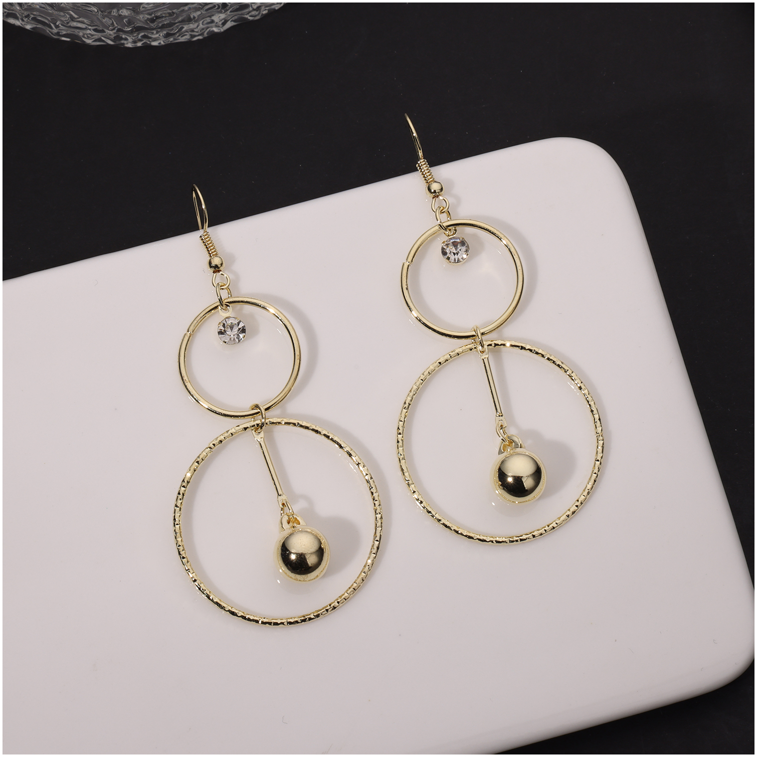 Europe, America And Africa Exaggerated Popular Earrings Circle Earrings Cross-Border Domestic Sales Foreign Trade When Meida