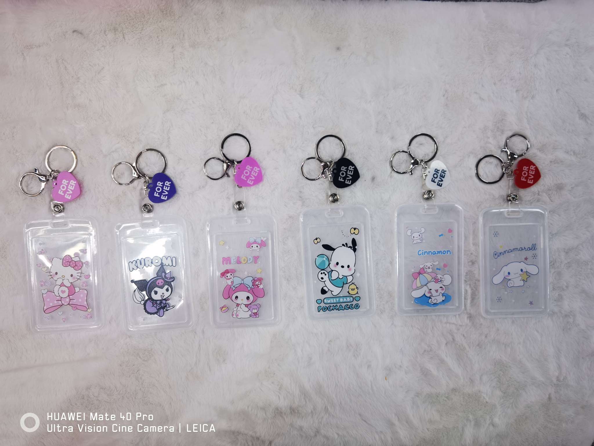 PVC卡通库洛米公交卡身份证学生饭卡保护可爱钥匙扣批发流钥匙扣挂件详情图2