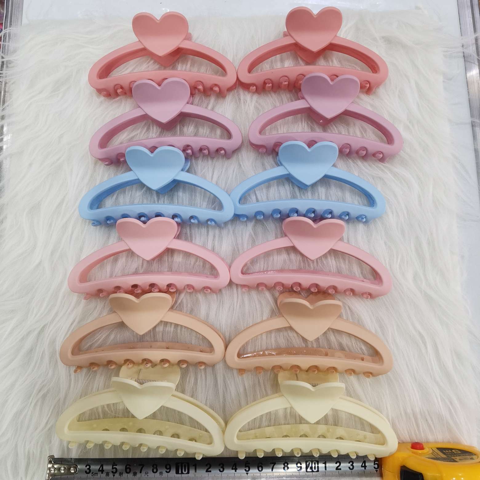 13 cm spring and summer colorful candy-colored cute rubber hair clips, new simple and high-appearance level hair clip headwear details Picture