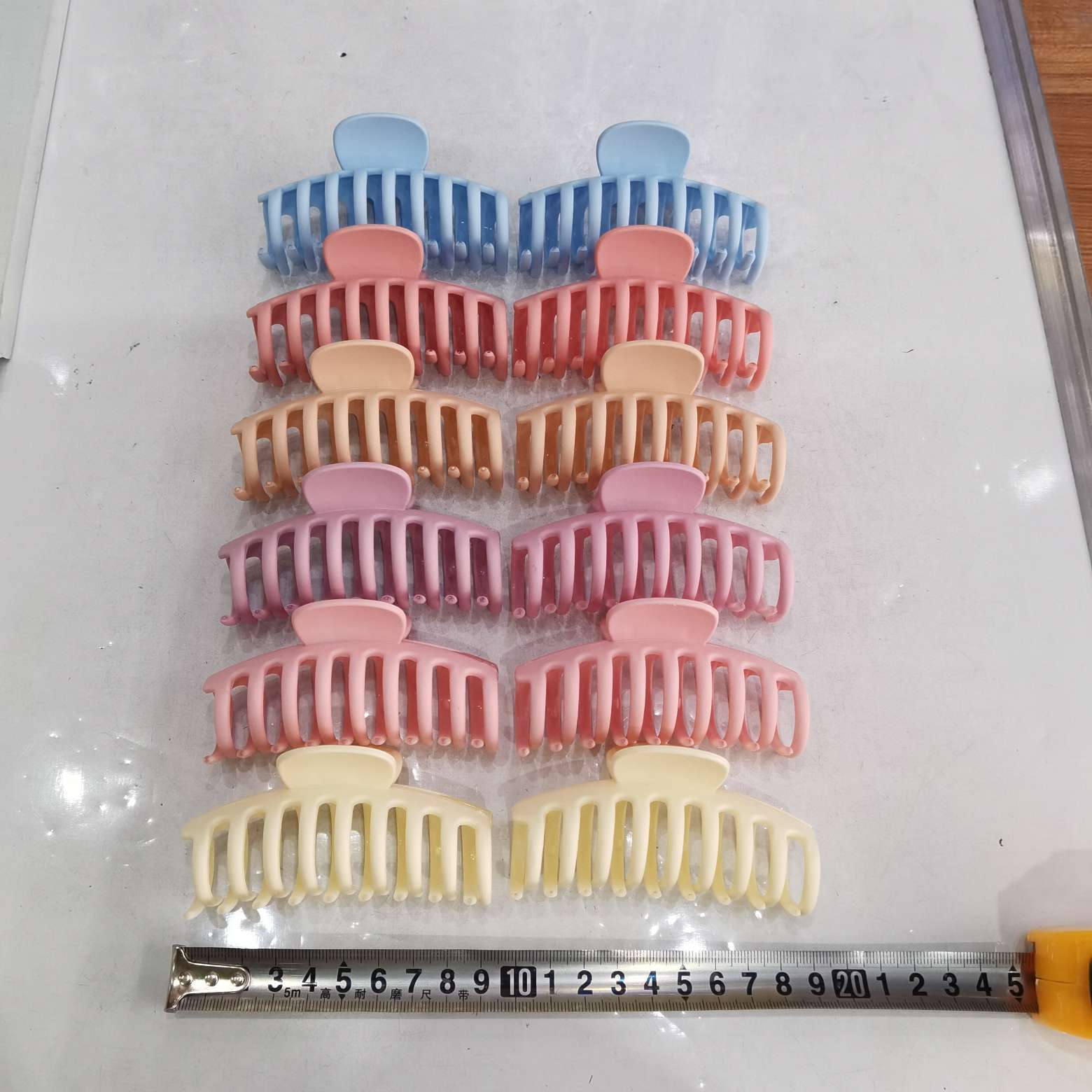 11 cm spring and summer, fresh and clean rubber candy color series new headwear hairpins, cute and simple hairpins, hairpin headwear Specification image