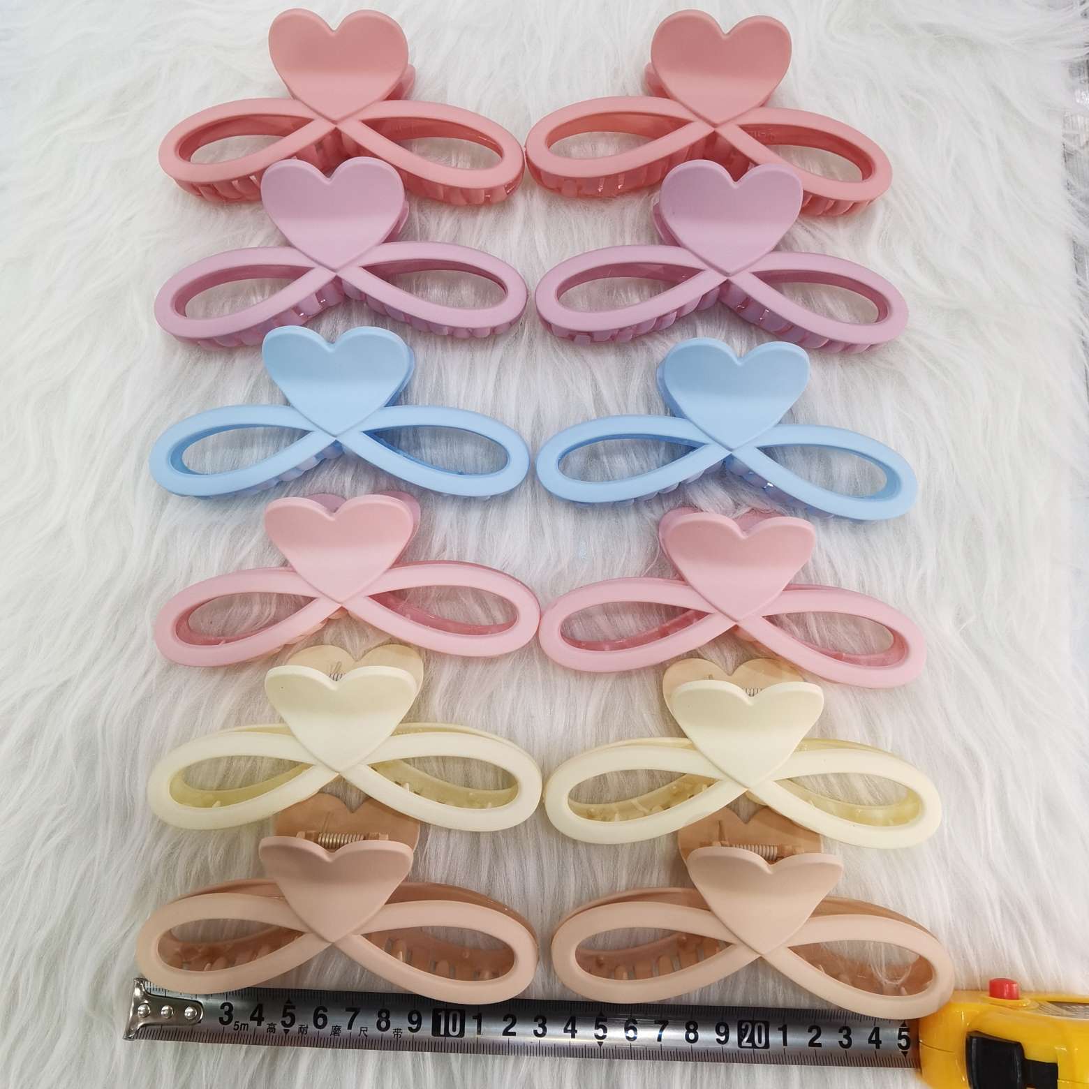 13 cm spring and summer colorful candy-colored cute rubber hair clips, new simple and high-appearance level hair clip headwear