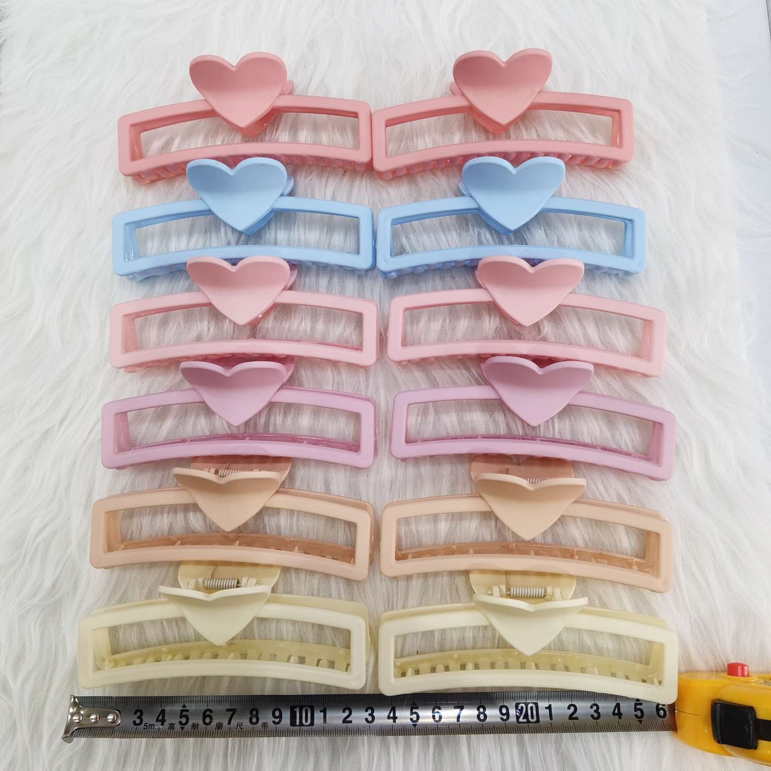 13 cm spring and summer colorful candy-colored cute rubber hair clips, new simple and high-appearance level hair clip headwear detail image 4