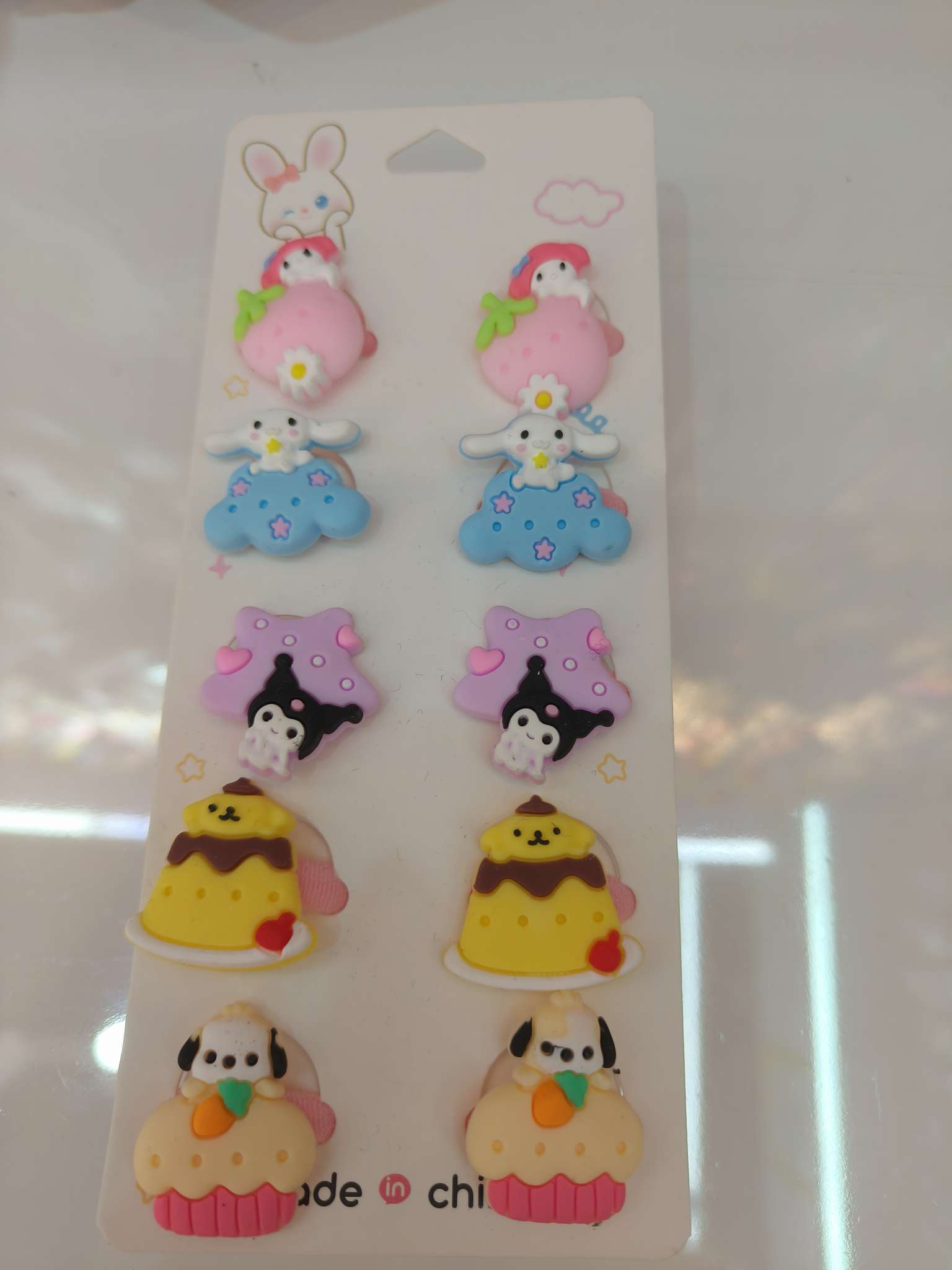 儿童专用个性发卡 头饰发饰精美饰品 发夹造型可爱 多款随机发货白底实物图