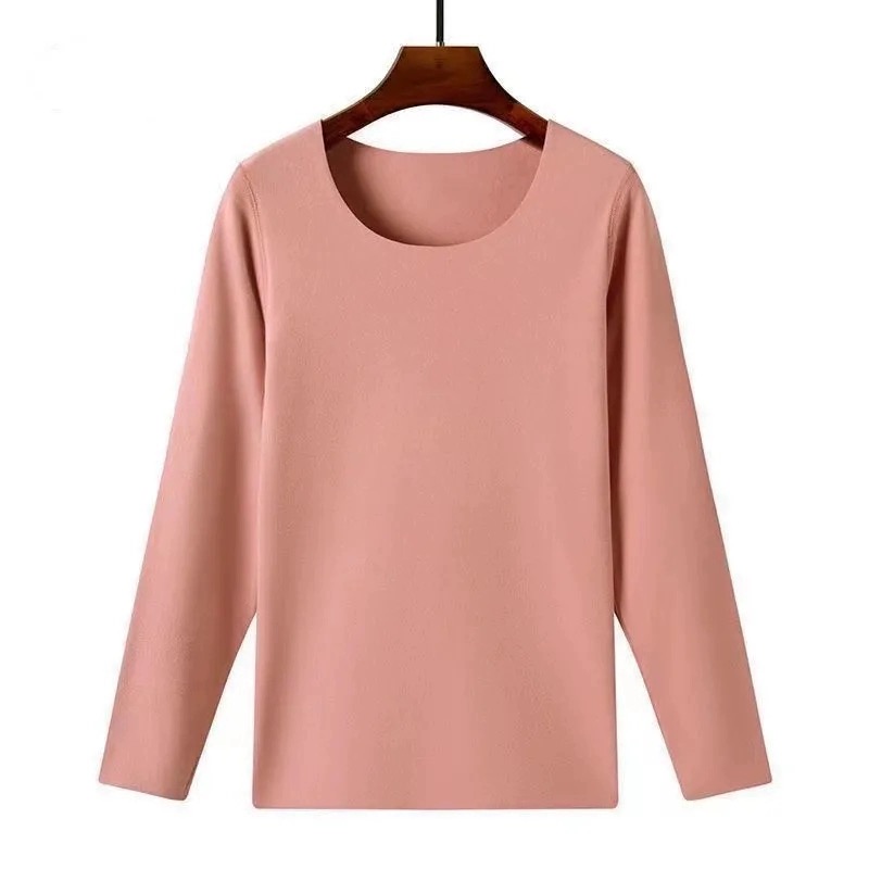 女士打底衫加绒新款打底衫上衣秋衣内衣2024新款