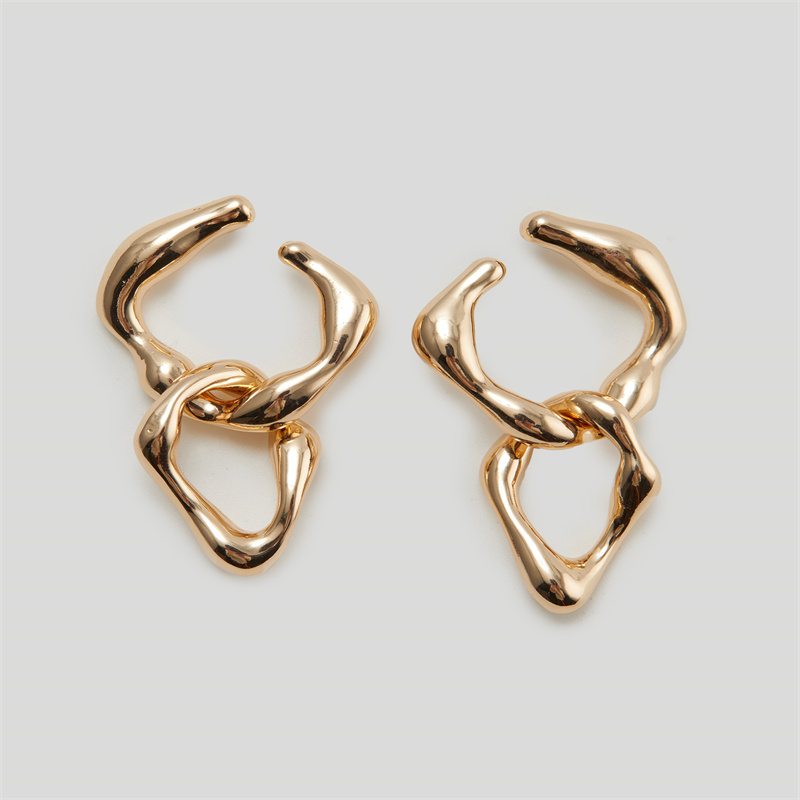 饰品/耳饰/耳环/珍珠耳环/烧焊锆石耳环白底实物图