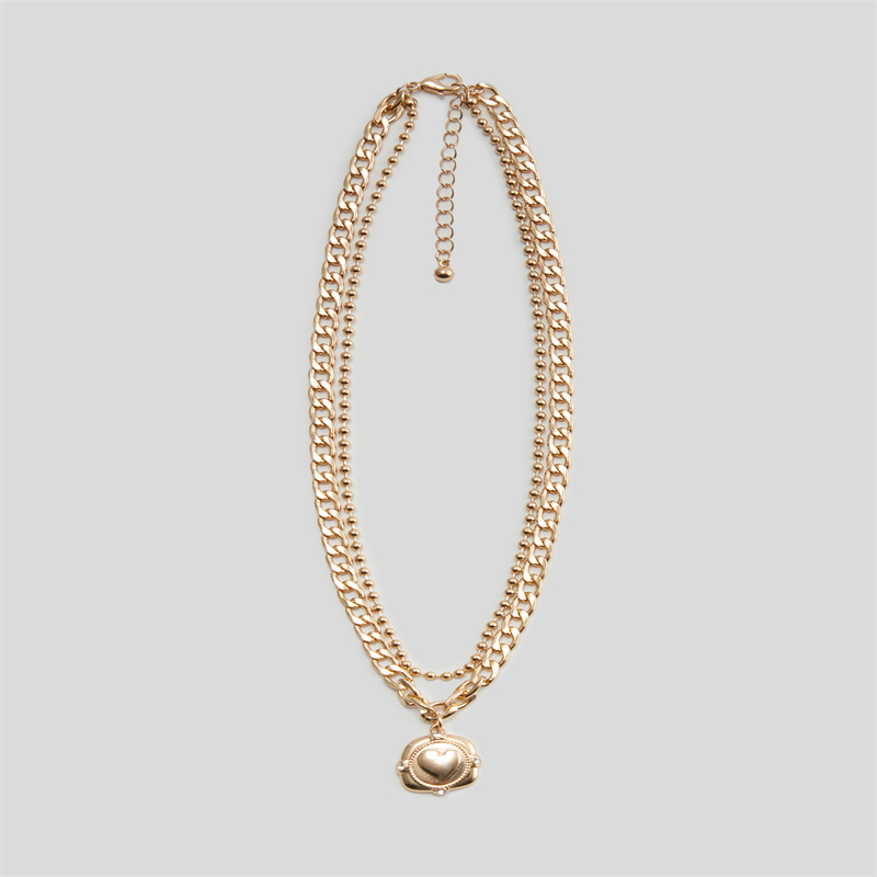 项链/珍珠项链/珍珠/饰品/银饰白底实物图