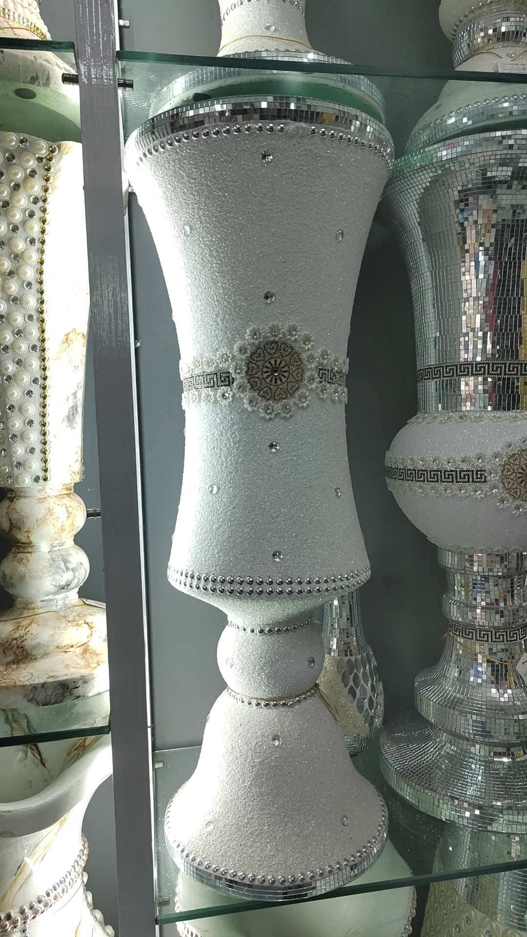 80㎝树脂落地花瓶摆件插花背景墙沙发边装饰品工艺品摆件