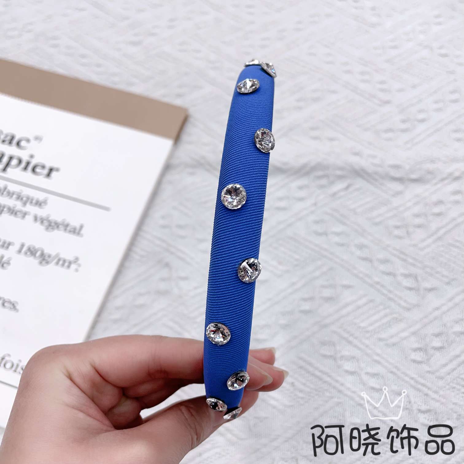 2024年款韩版潮流时尚百搭夏季百搭波浪珍珠发箍 女士头饰发饰饰品 发夹优雅气质发箍 韩版甜美简约发饰详情图3