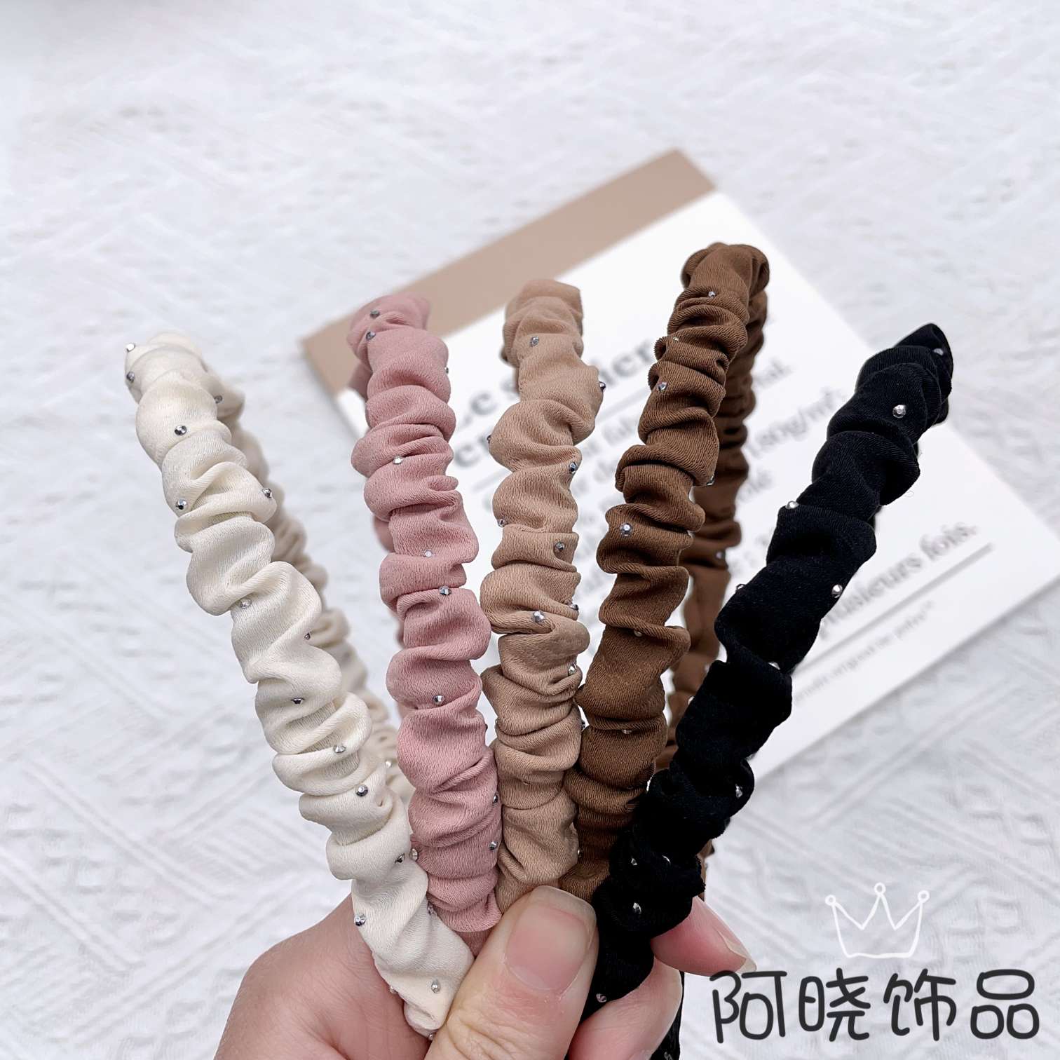 2024年新款韩版饰品发饰潮流时尚百搭休闲简约大方得体可爱型发箍发绳洗脸时非常感好用发箍发箍女夏季百搭波浪发箍