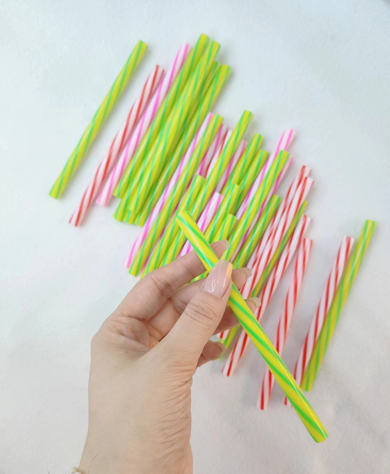 Rotating colored windmill poles, available windmill wheels, and colored rotating accessories