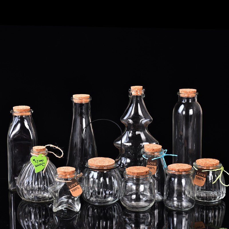 玻璃透明DIY许愿瓶幸运星漂流瓶异形糖果分装瓶创意礼品许愿瓶 详情3