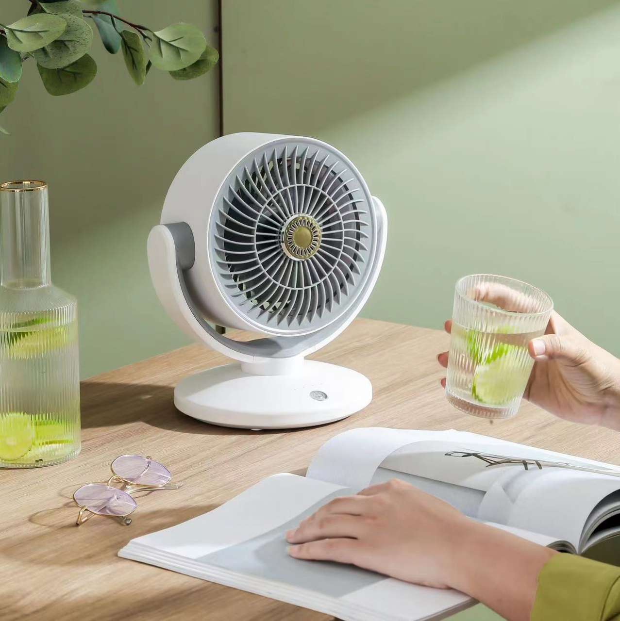 【 Oscillating Circulating Fan 】 Model: KS-2023 Specification image