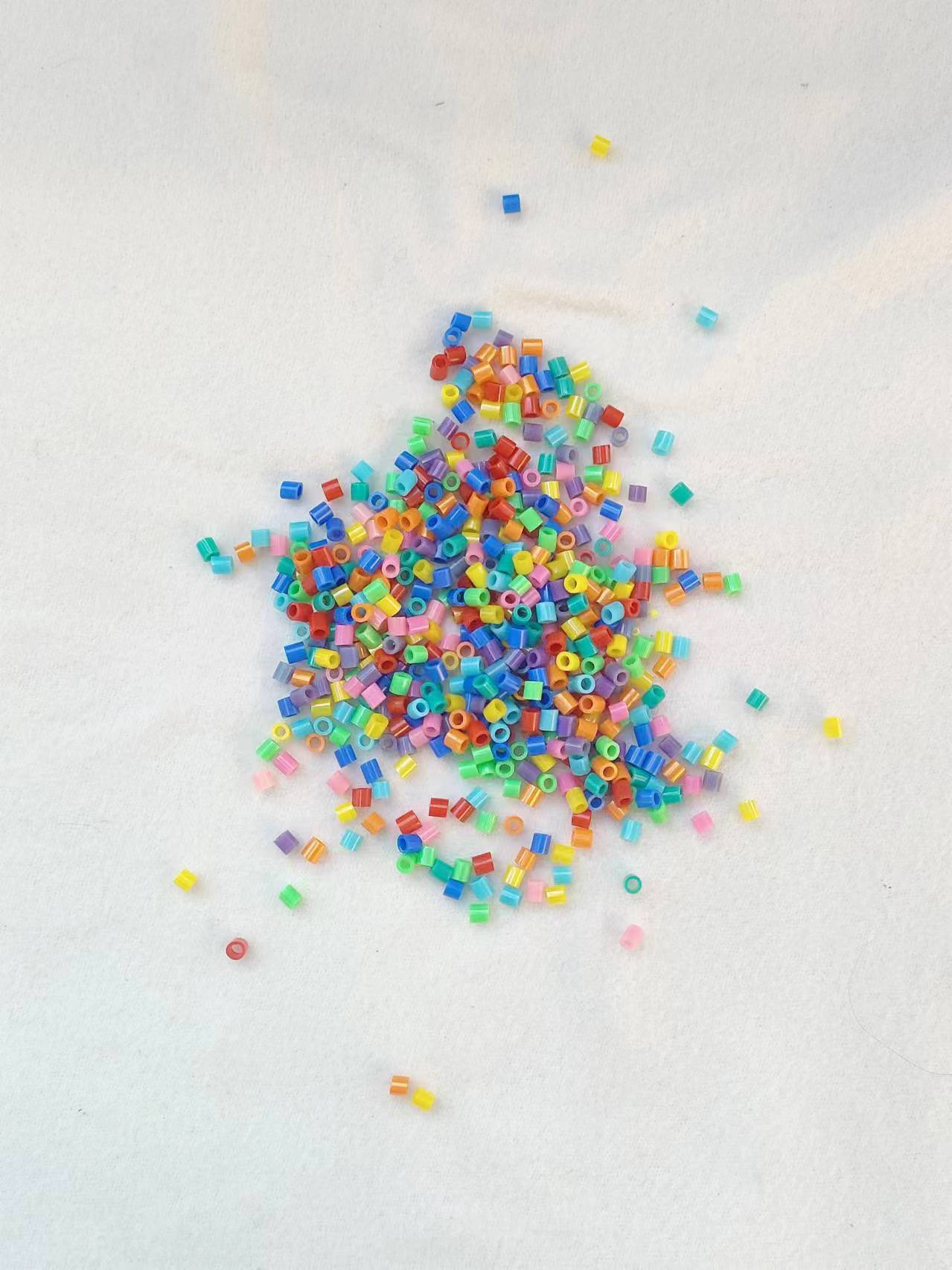 Tube beads, toy accessory tubes, colored tube beads, customizable in different specifications