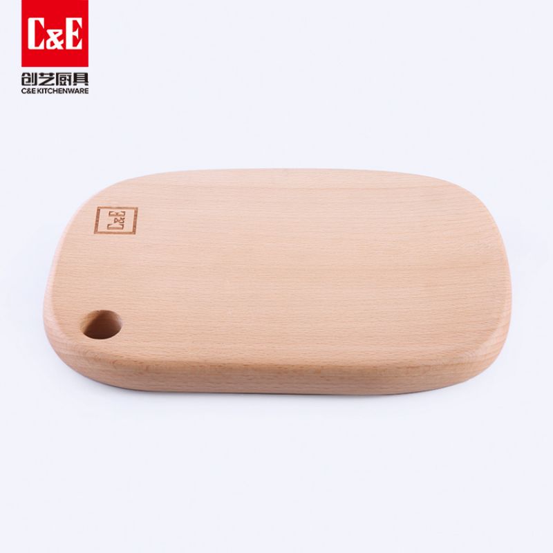 C&E Creative Kitchenware's new beech wood breadboard, home anti-corrosion and anti-mold cutting board, handless breadboard, 19.9mm