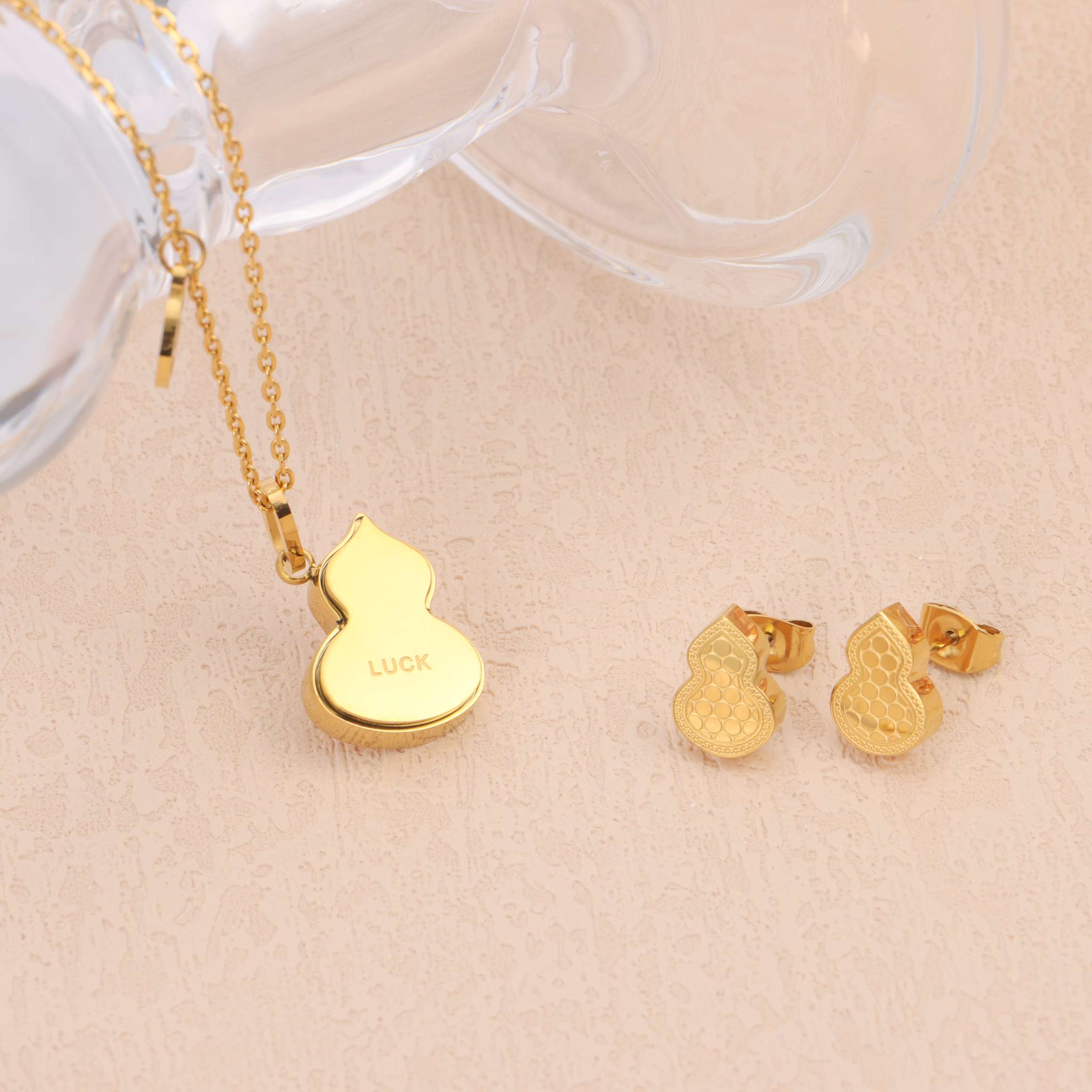 葫芦lucky钛钢饰品